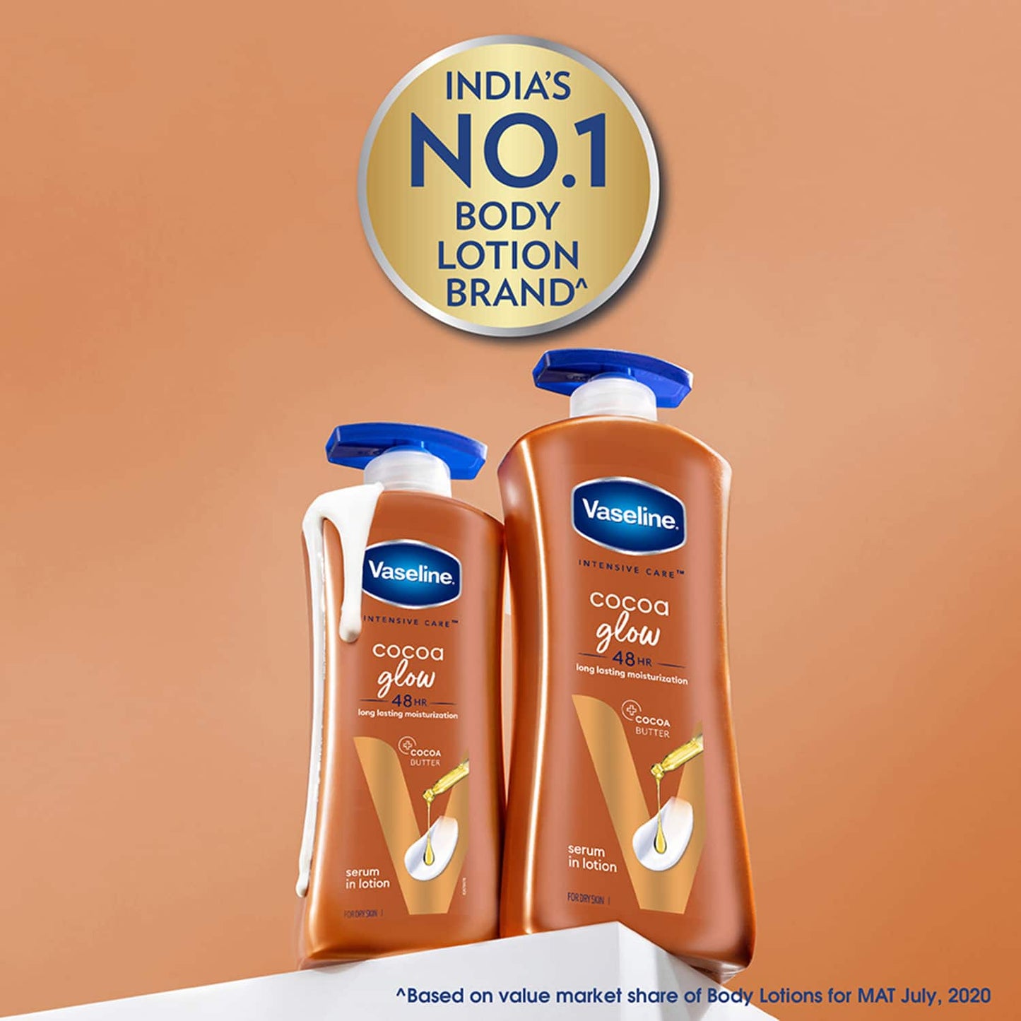 Vaseline Intensive Care Cocoa Glow Body Lotion - (400ml)