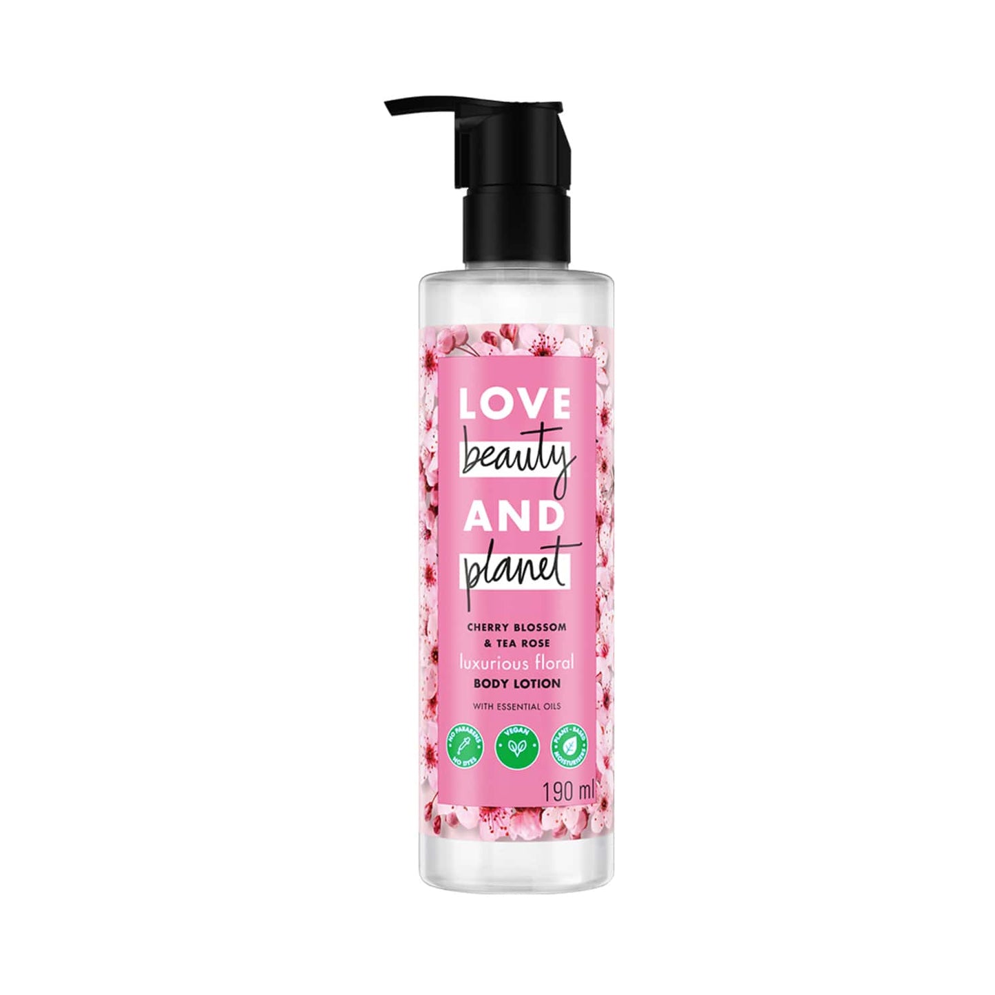 Love Beauty & Planet Cherry Blossom & Tea Rose Moisturising Body Lotion (190 ml)