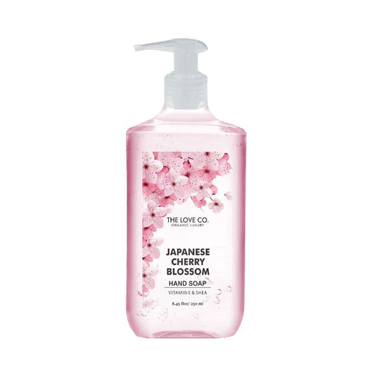 THE LOVE CO. Japanese Cherry Blossom Hand Soap For Moisturized Hands (250ml)