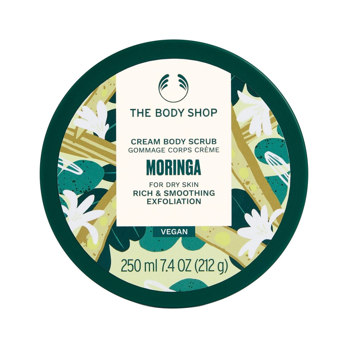 The Body Shop Moringa Shower Gel & Body Scrub Combo