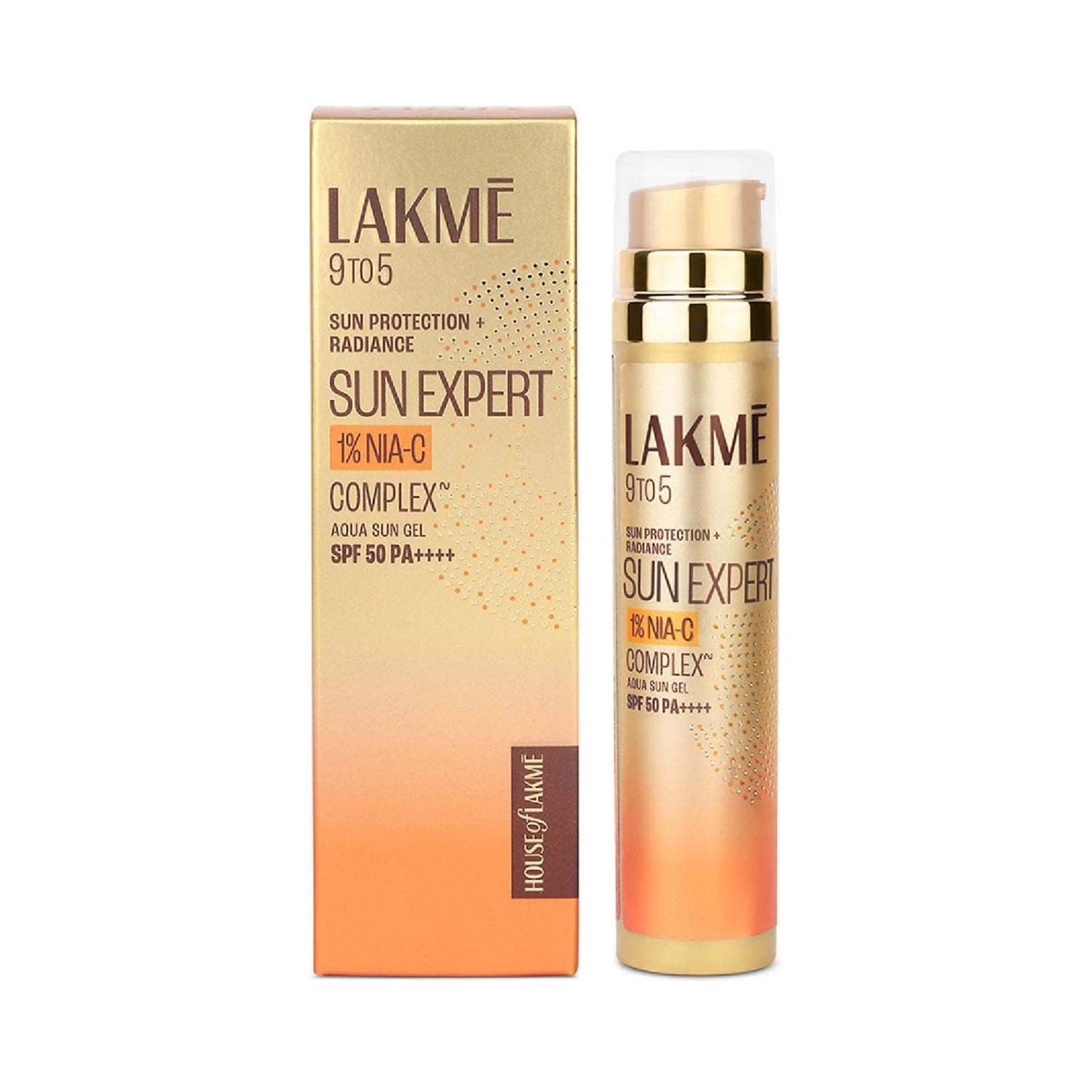 Lakme Sun Expert 1% Nia, Vit-C Sunscreen with SPF 50 PA+++ (56 g)