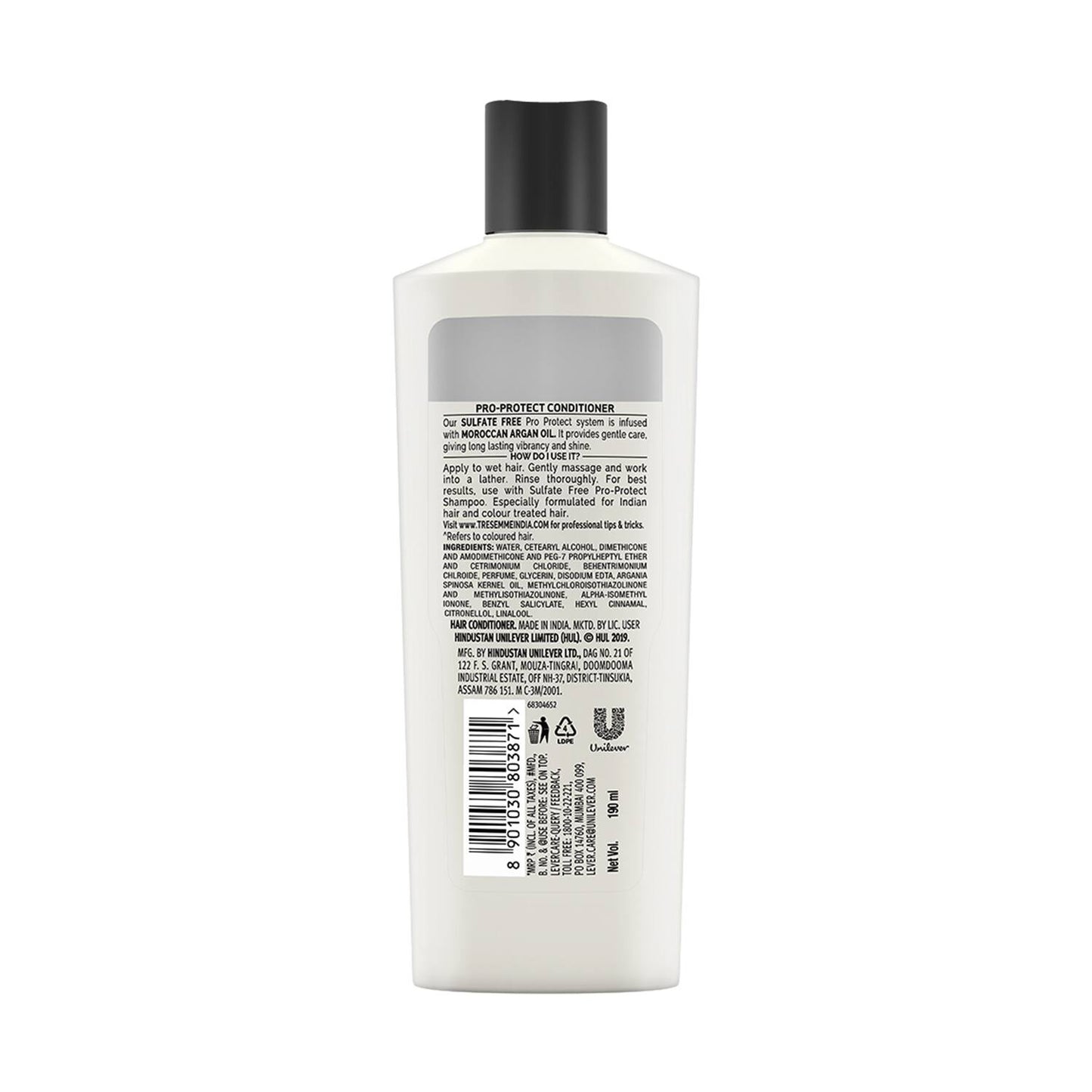 Tresemme Pro Protect Sulphate Free Conditioner - (190ml)