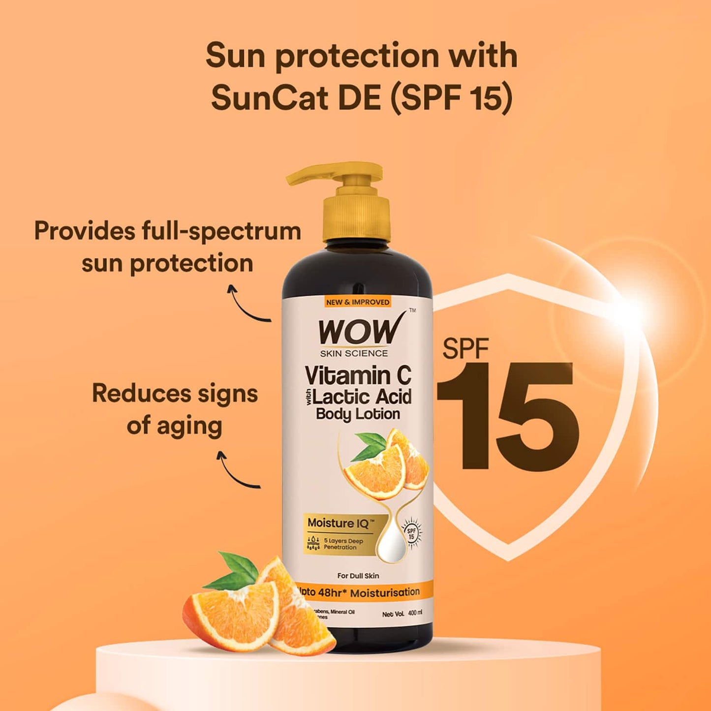 WOW SKIN SCIENCE Vitamin C Body Lotion (400ml)