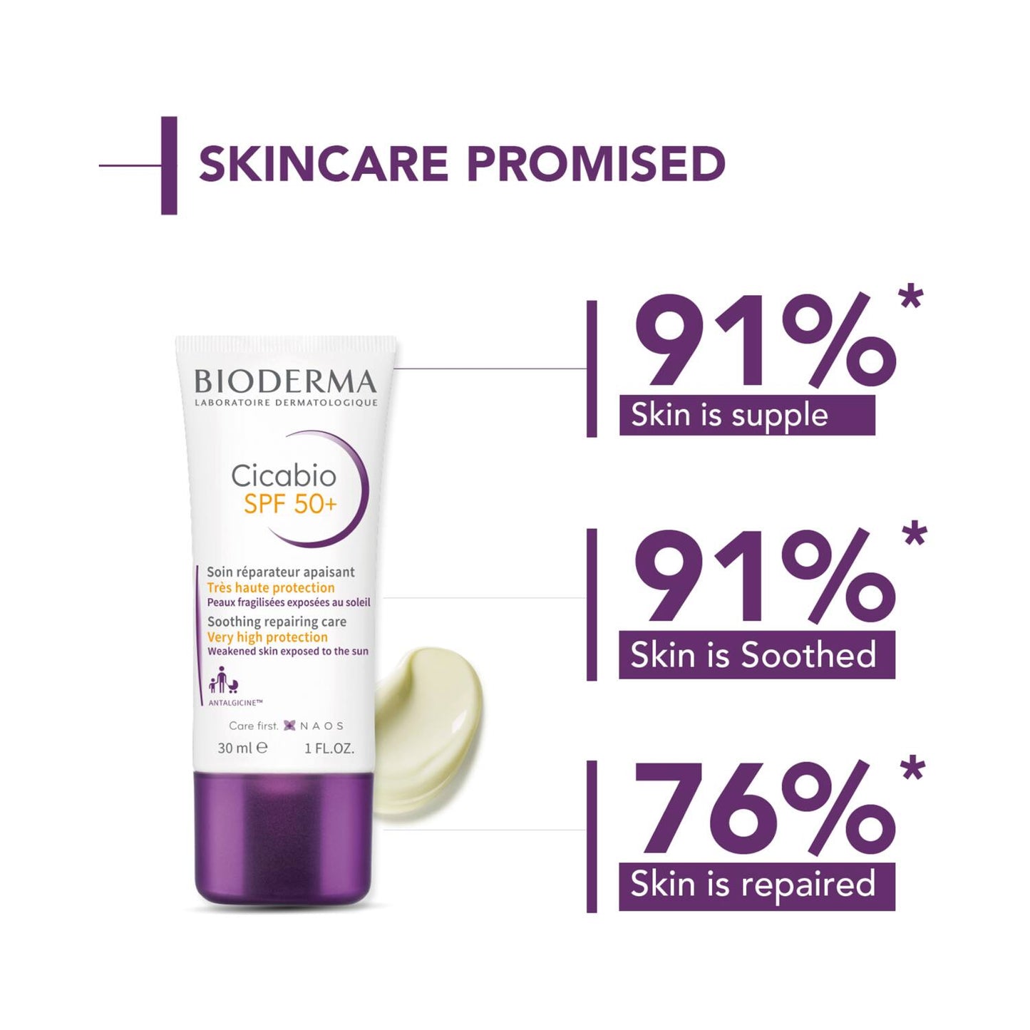 Bioderma Cicabio SPF 50+ Repairing Cream (30ml)