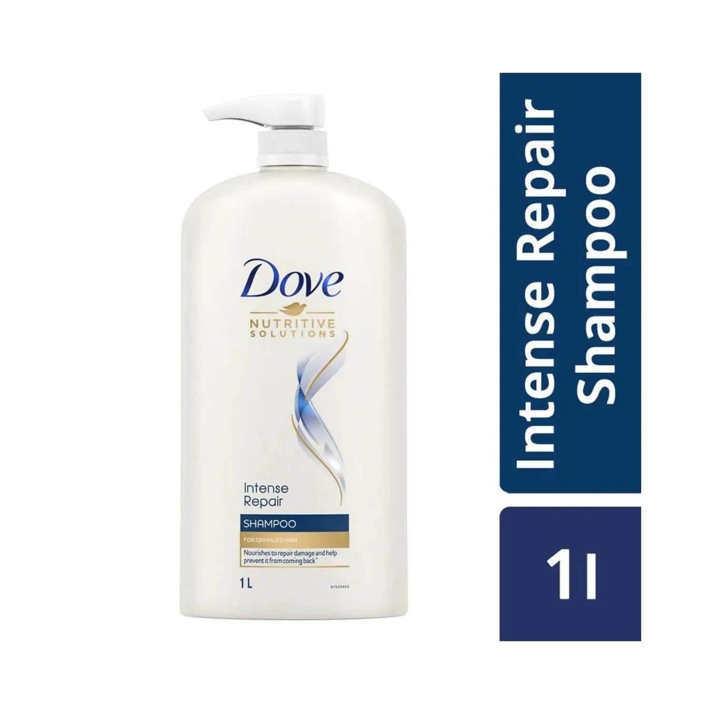 Dove Intense Repair Shampoo (1000 ml) + Daily Shine Conditioner (175 ml) Combo