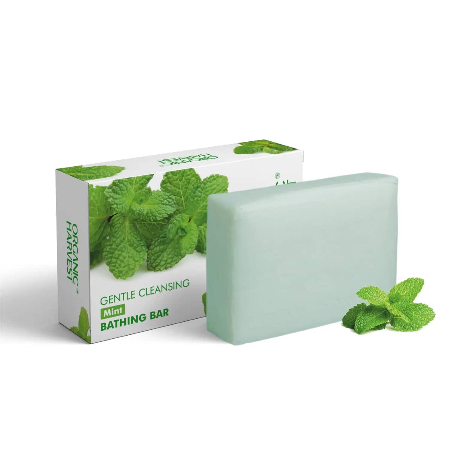 Organic Harvest Mint Bathing Bar (125g)