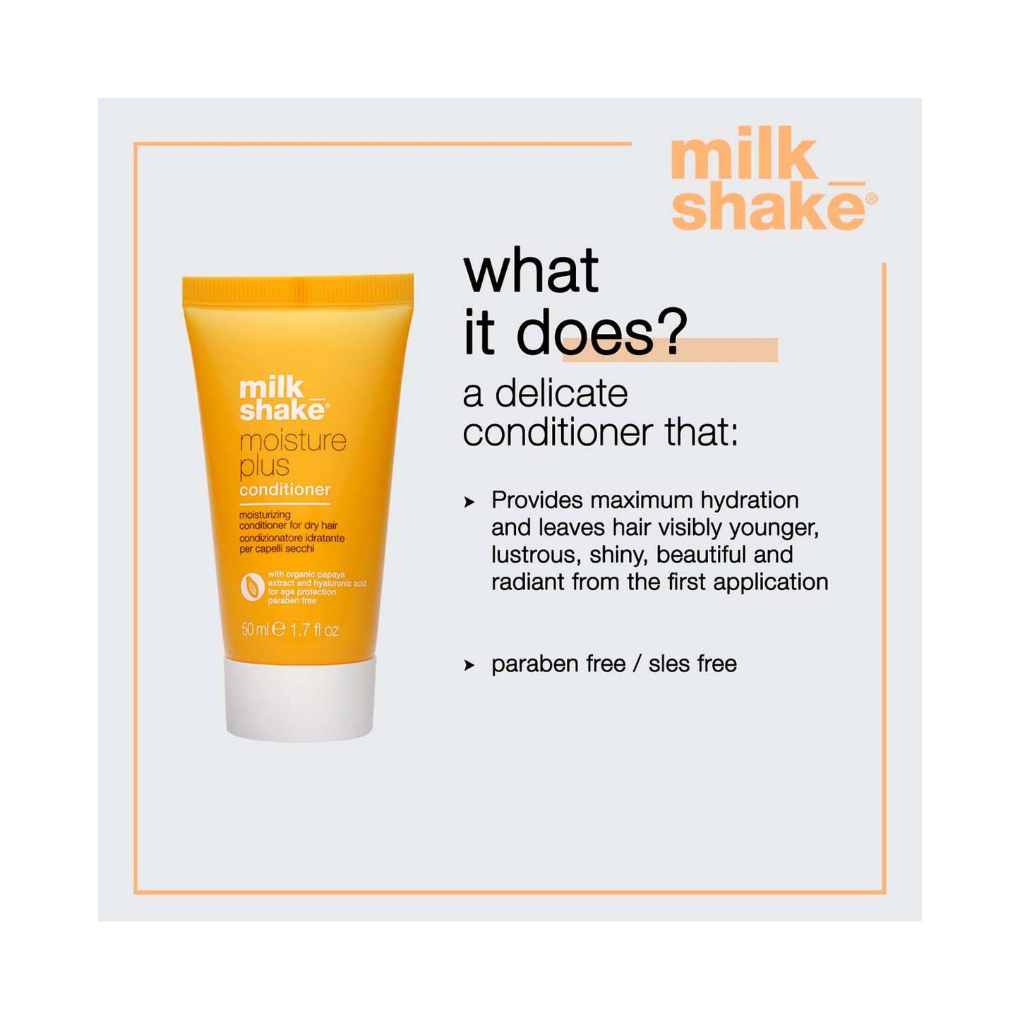 Milk Shake Moisture Plus Conditioner (50ml)