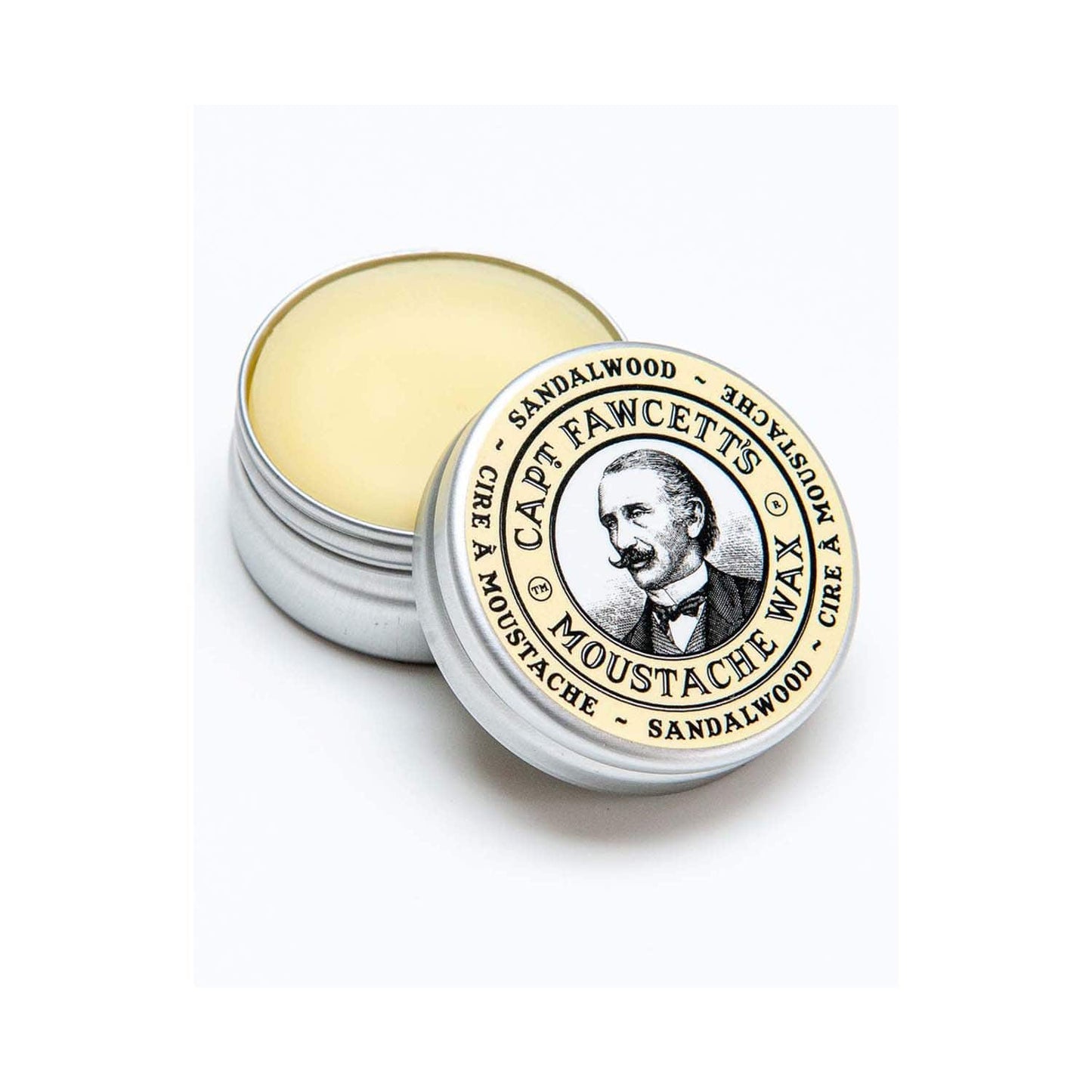 Captain Fawcett Sandalwood Moustache Wax for Men (15 ml)