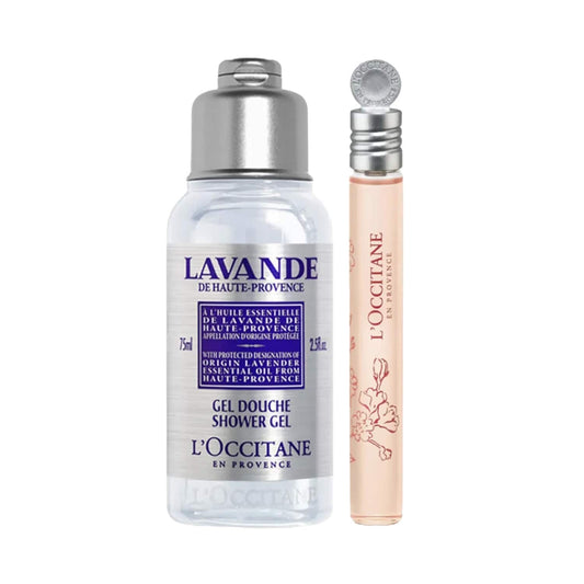 L'occitane Lavender & Cherry BlossomShower & Scent Duo Shower Gel & EDT Combo