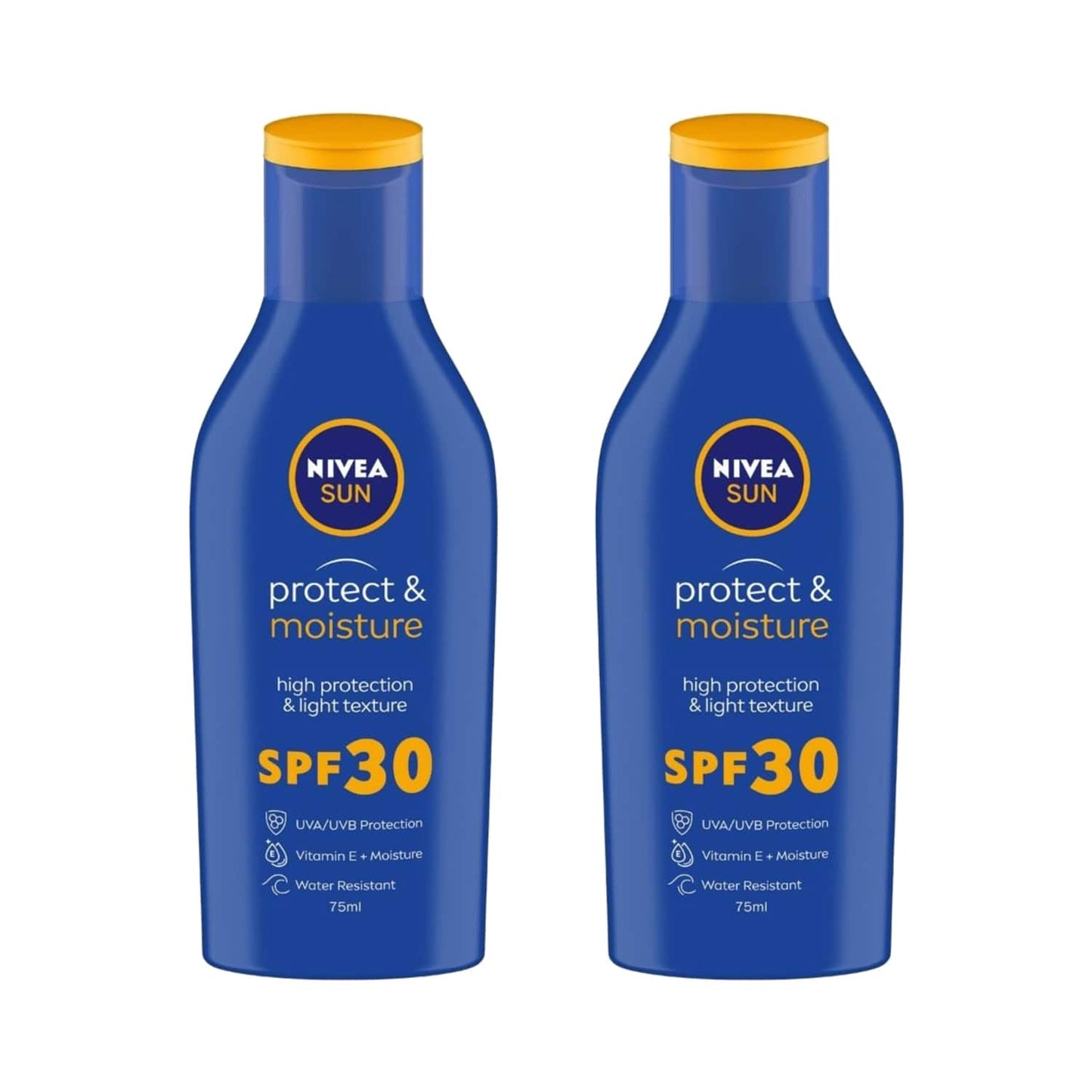 Nivea Sun Protect & Moisture SPF 30 Lotion (75 ml) (Pack Of 2) Combo