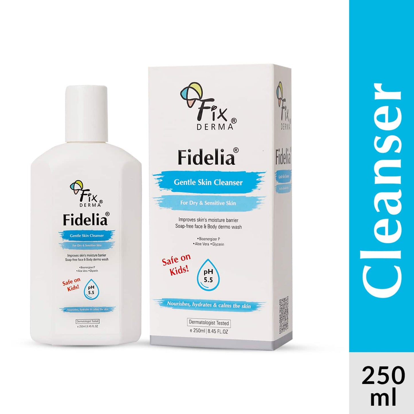 Fixderma Fidelia Gentle Skin Cleanser Facewash (250ml)