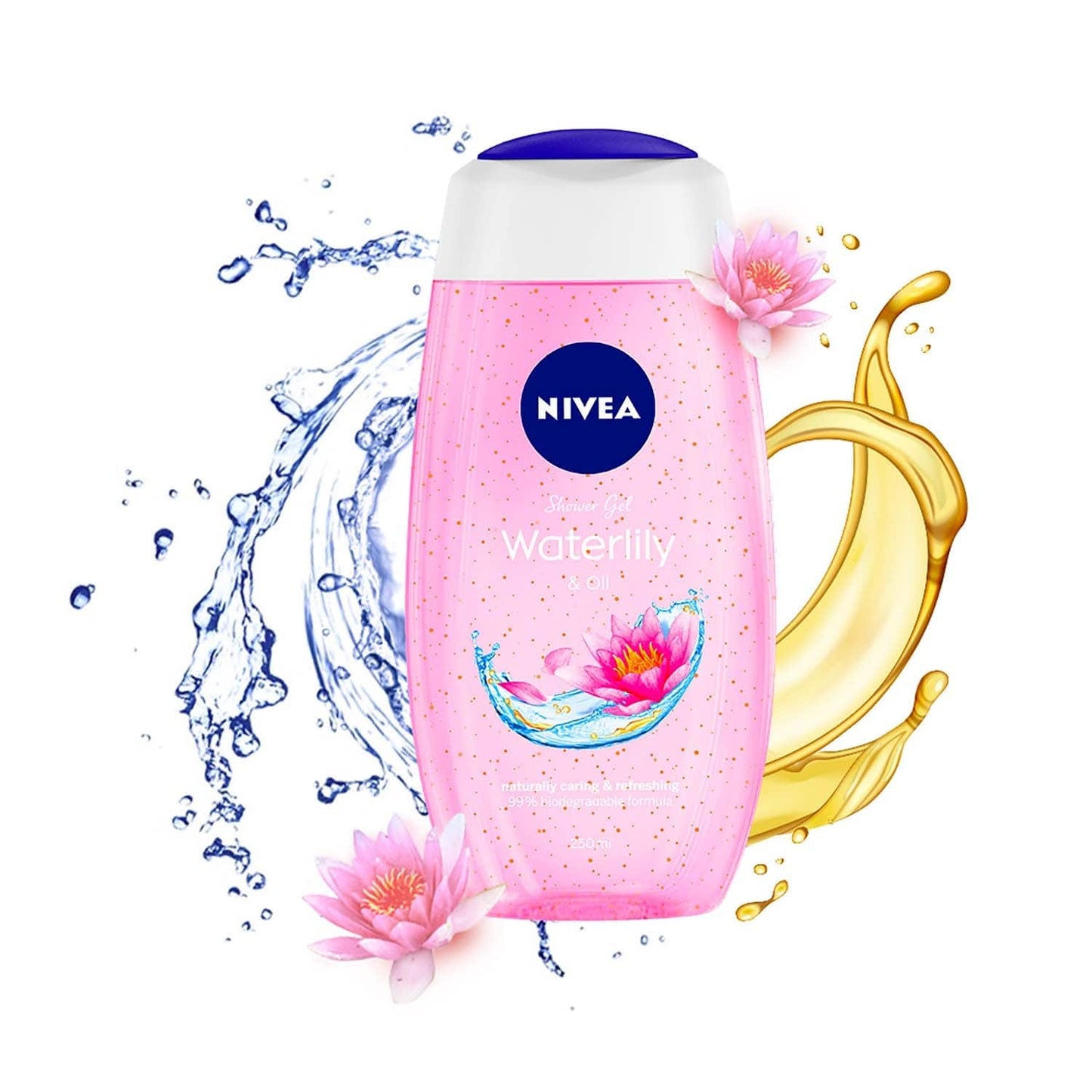 Nivea Frangipani & Oil Body Wash and Water Lily & Oil, Lemon & Oil Body Wash Summer Essential Combo