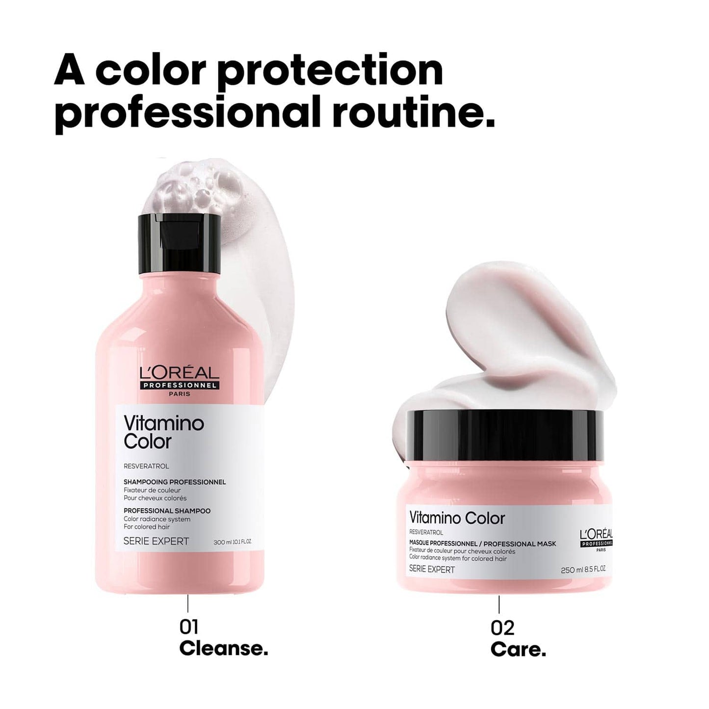 L’Oréal Professionnel Vitamino Color Shampoo for Color Protection (300 ml) With Resveratrol