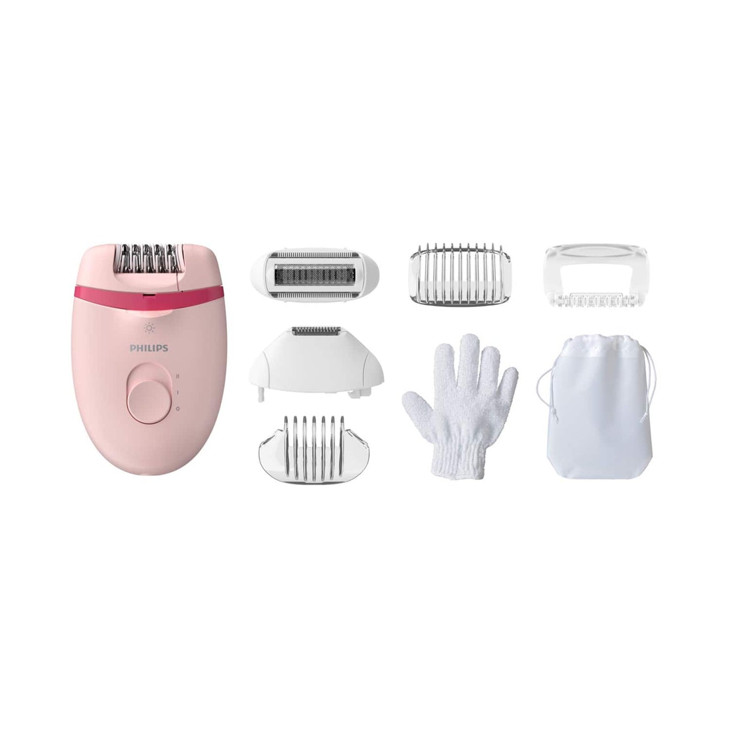 Philips Corded Compact Epilator BRE285/00 - Pink