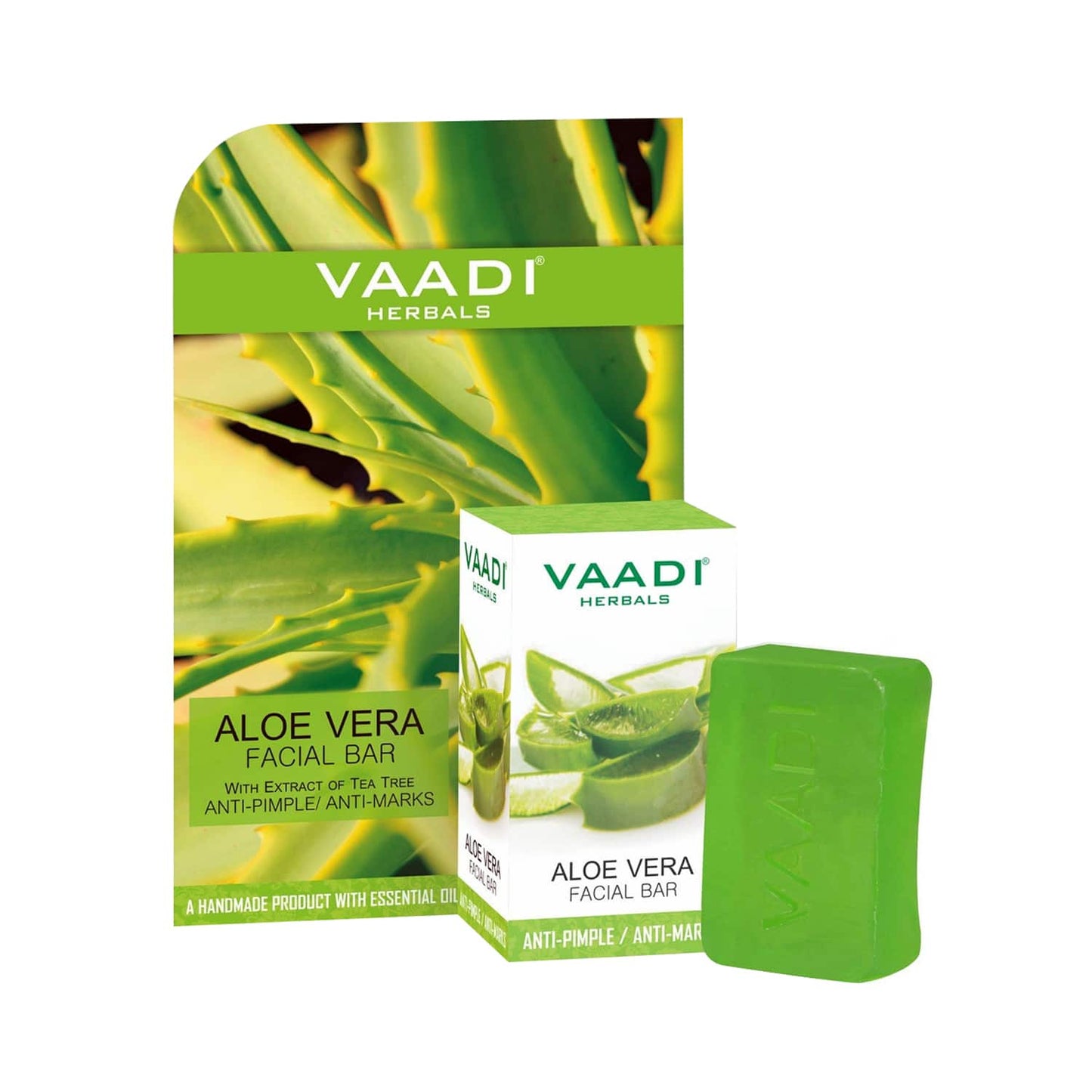 Vaadi Herbals Aloe Vera Facial Bar Soap (25g)