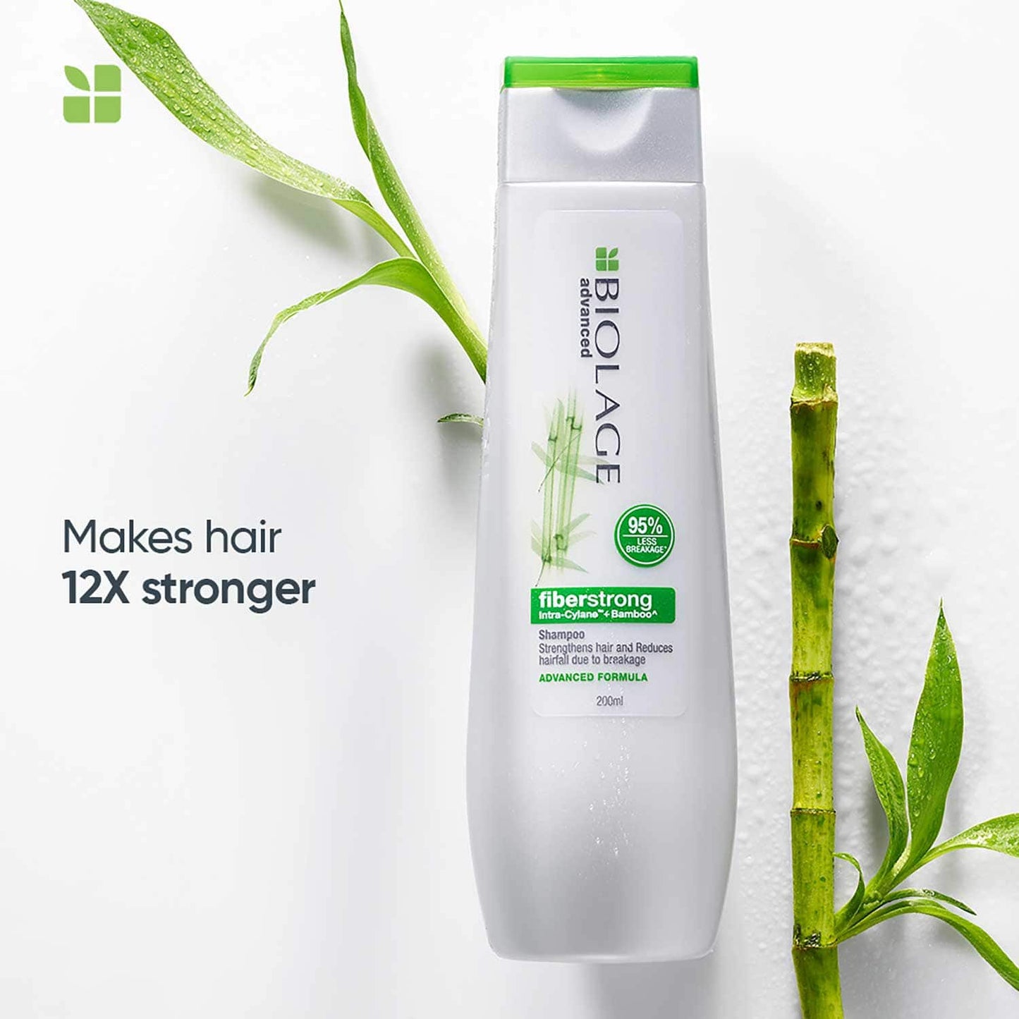 Biolage Fiberstrong Shampoo & Conditioner Combo, 12x Strength in Weak, Fragile Hair (200 ml + 98 g)