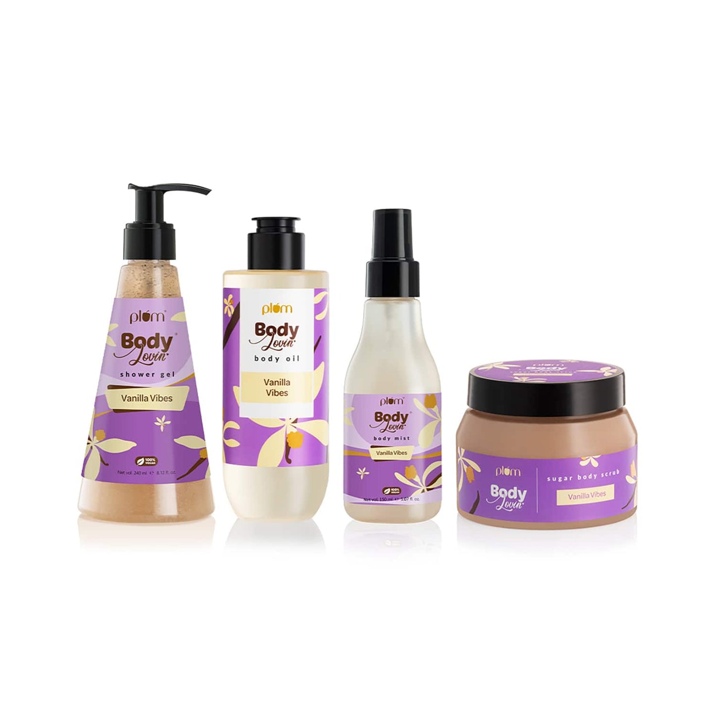 Plum Bodylovin' Vanilla Vibes Bodycare Bundle Combo