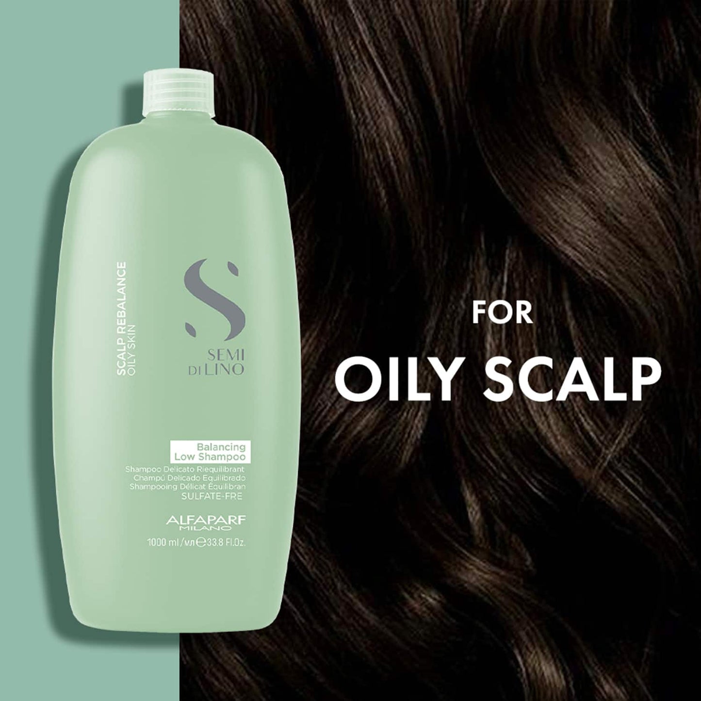 Alfaparf Milano Scalp Rebalance Purifying Low Shampoo - Anti Dandruff For All Scalps (1000 ml)