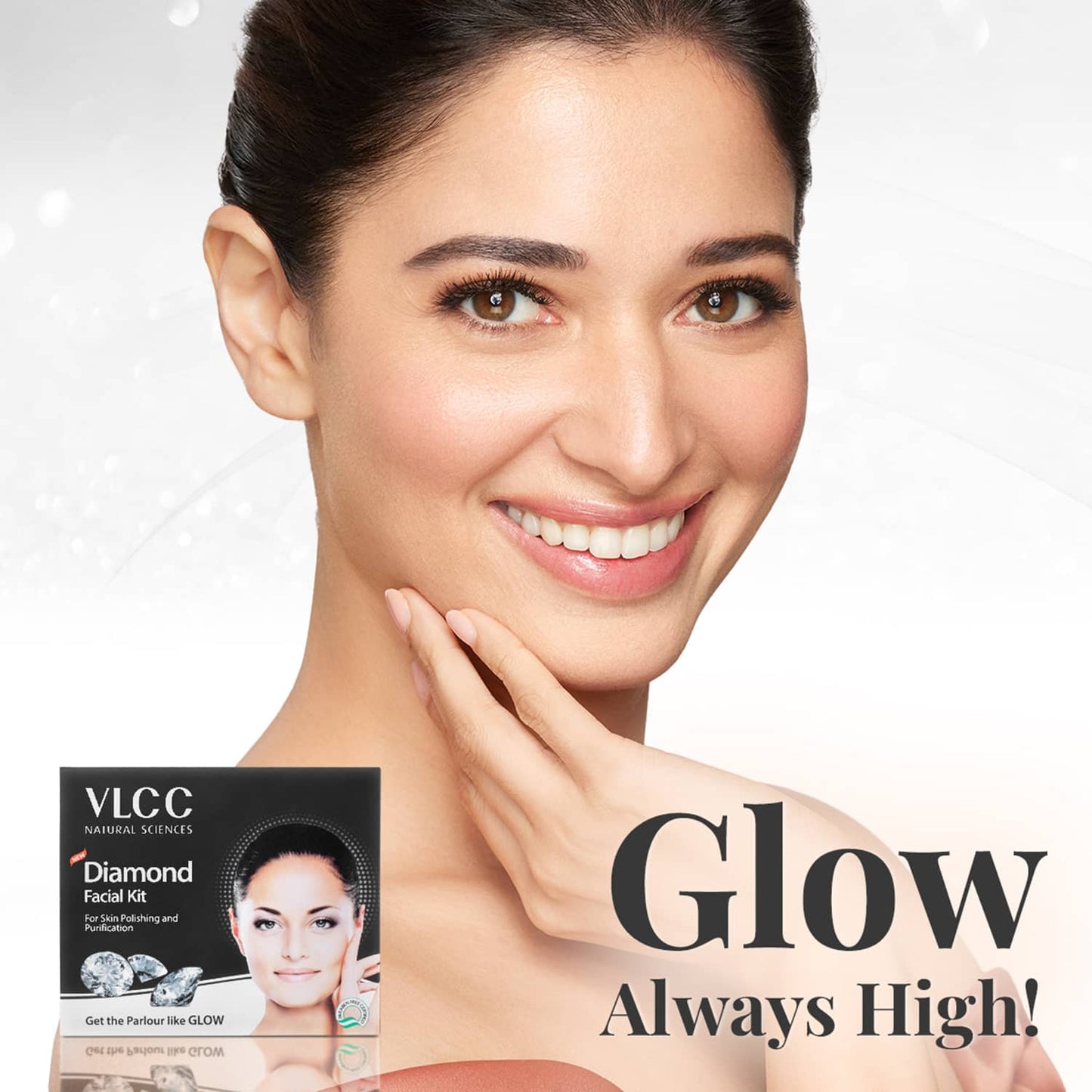 VLCC 7X Ultra Whitening and Brightening Charcoal Peel Off Mask & Diamond Facial Kit