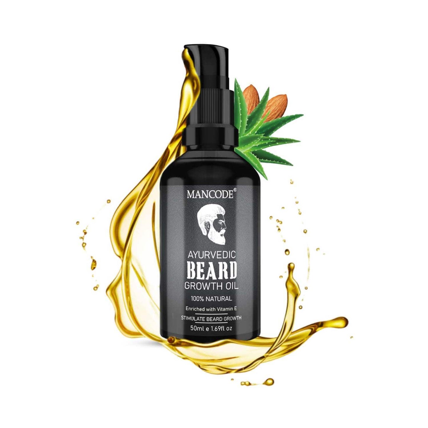 Mancode Ayurvedic Beard Growth Oil For Men (50 ml)