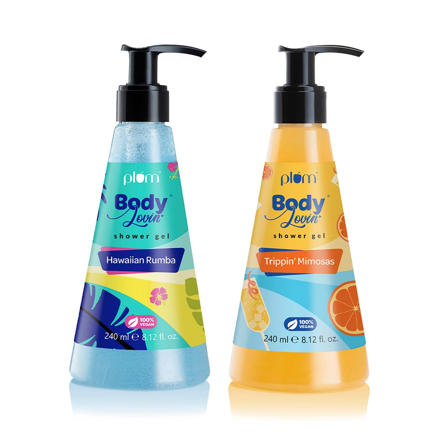 Plum Beachy & Citrusy Shower Gel Duo Combo