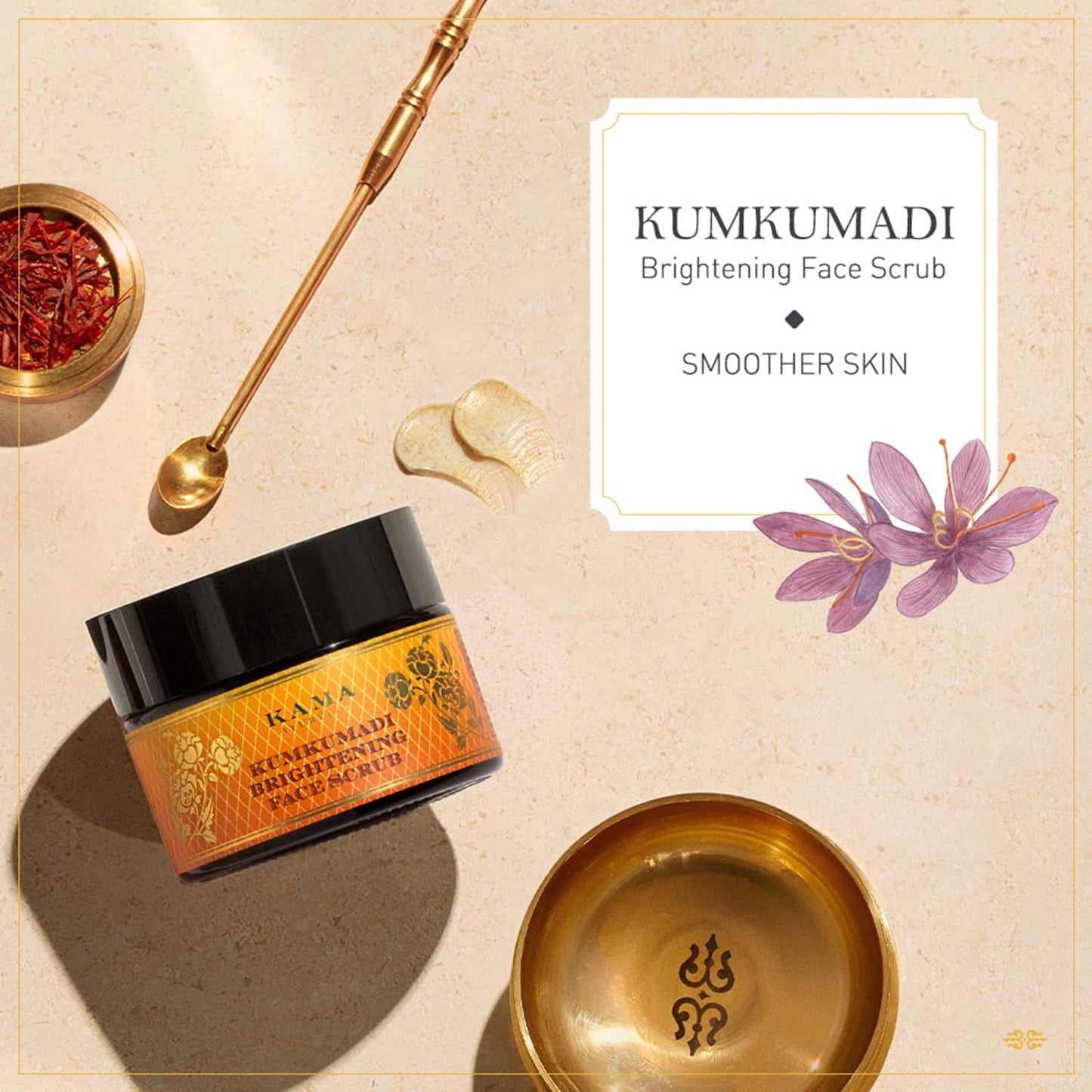 Kama Ayurveda Kumkumadi Brightening Face Scrub (25g)