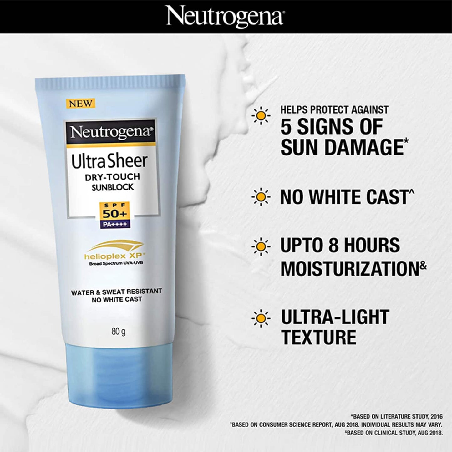 Neutrogena Ultrasheer SPF50+ PA+++ Face Sunscreen (88ml)