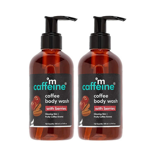 mCaffeine Coffee Body Wash With Berries - (2Pcs )