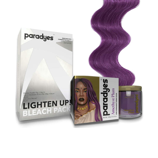 Paradyes Lighten Up! Bleach + Color Combo (Amethyst Plum)