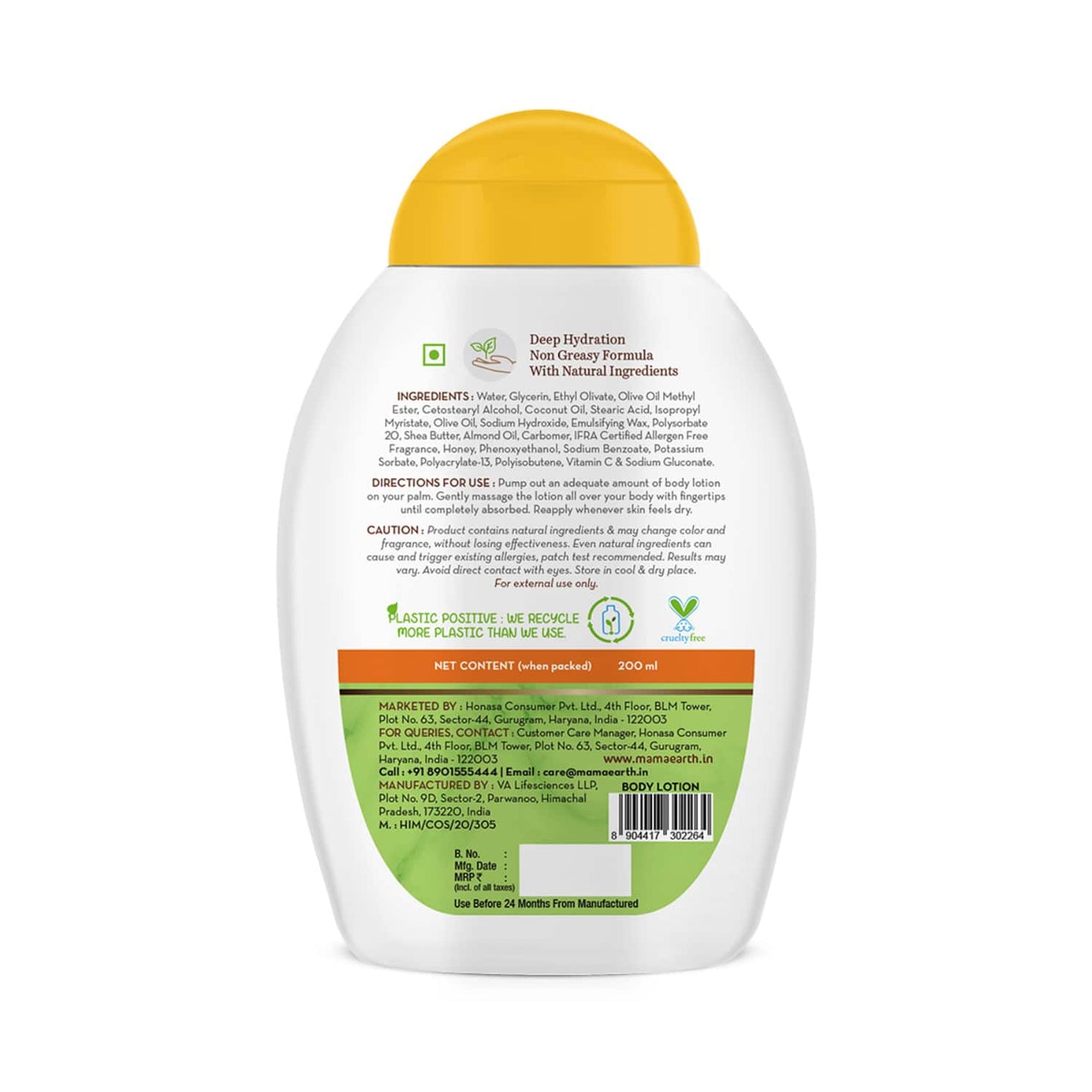 Mamaearth Vitamin C Body Lotion With Vitamin C & Honey For Radiant Skin (200ml)