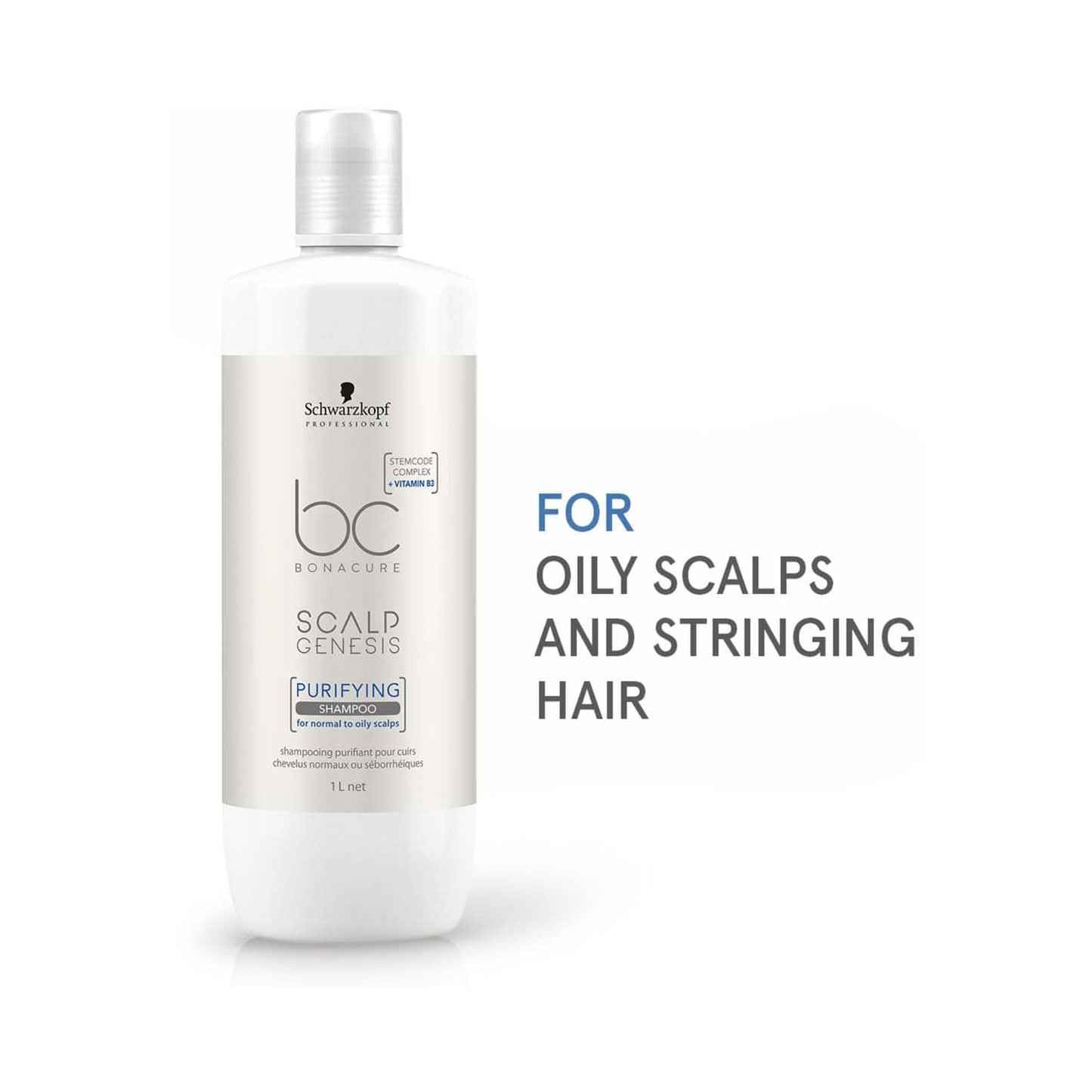 Schwarzkopf Professional Bonacure Scalp Genesis Purifying Shampoo (1000ml)