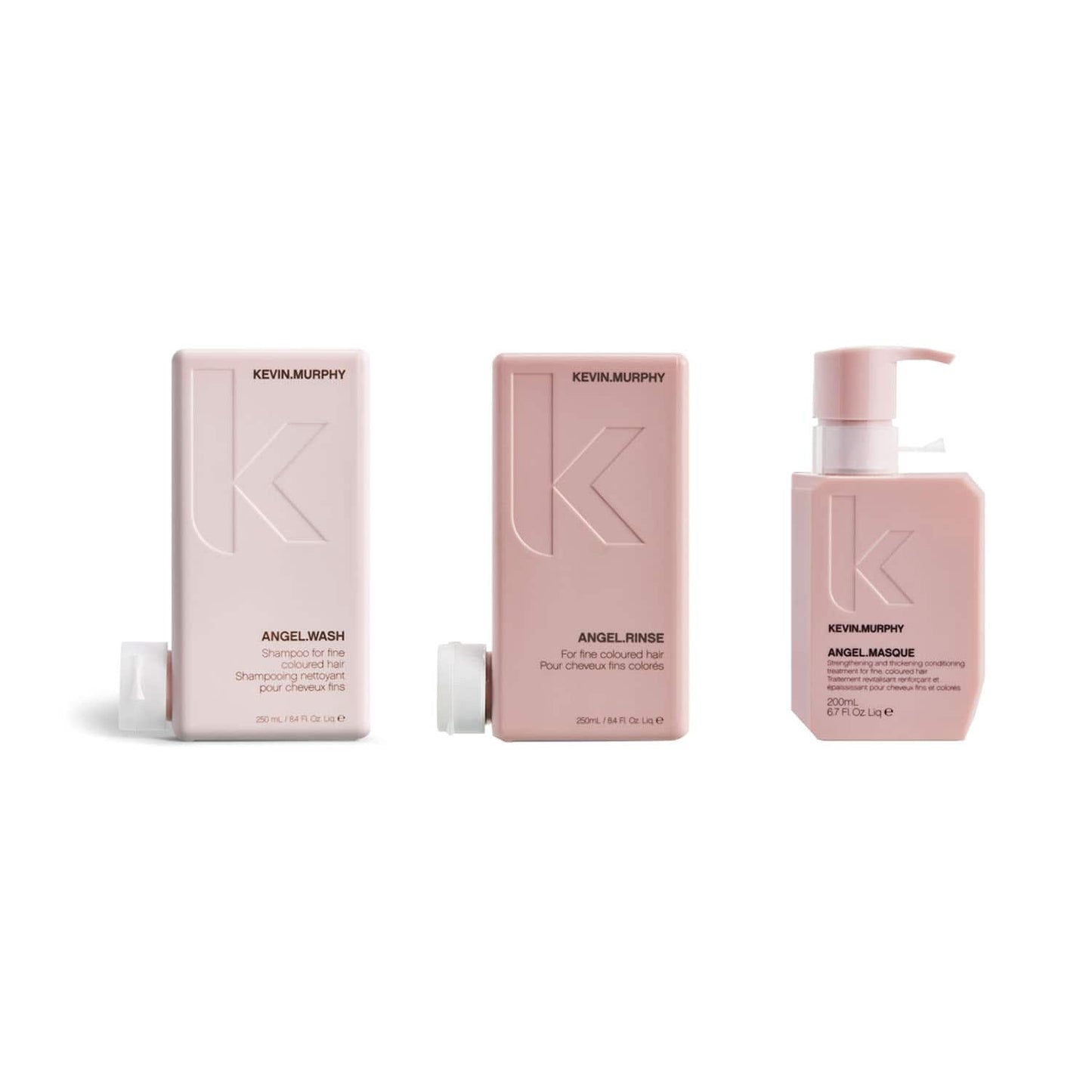 Kevin Murphy Angel Wash, Angel Rinse, and Angel Masque Fine Hair Transformation Trio