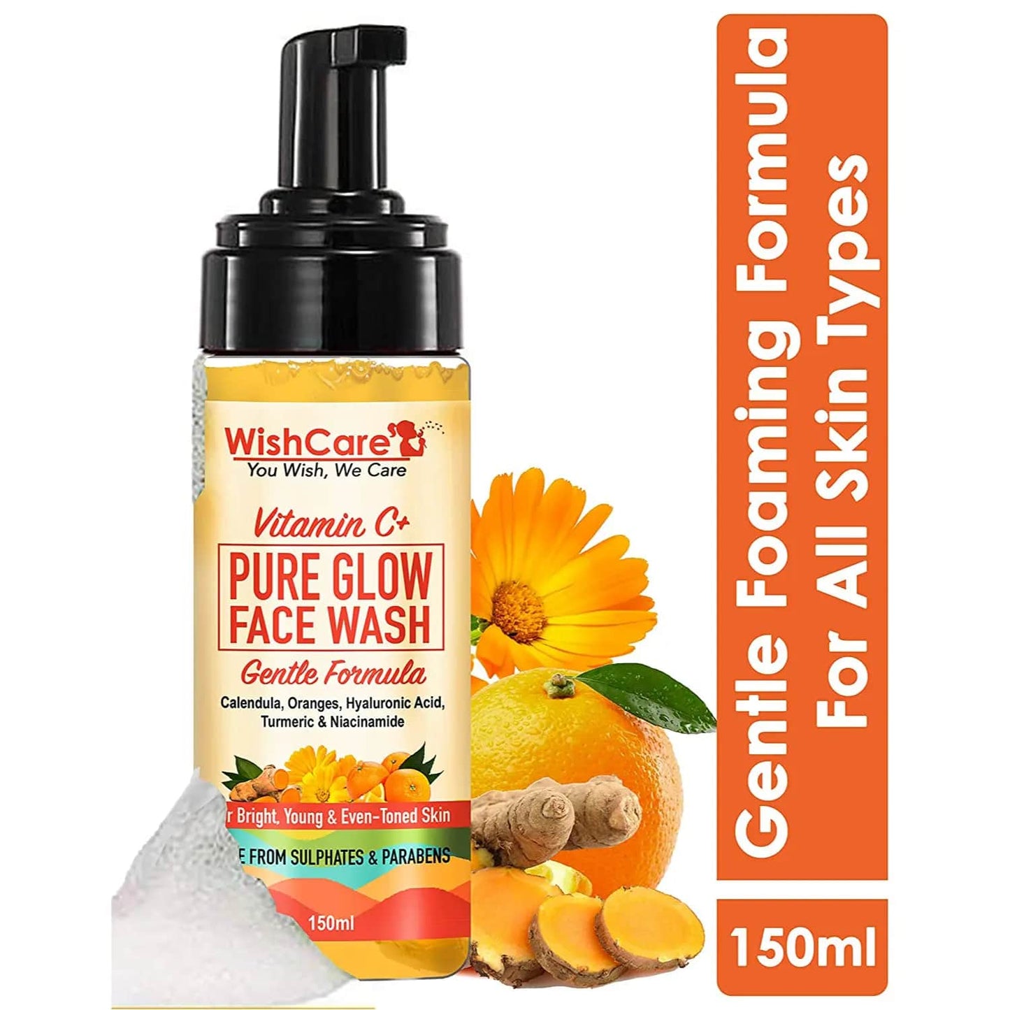 WishCare Vitamin C+ Pure Glow Face Wash (150ml)