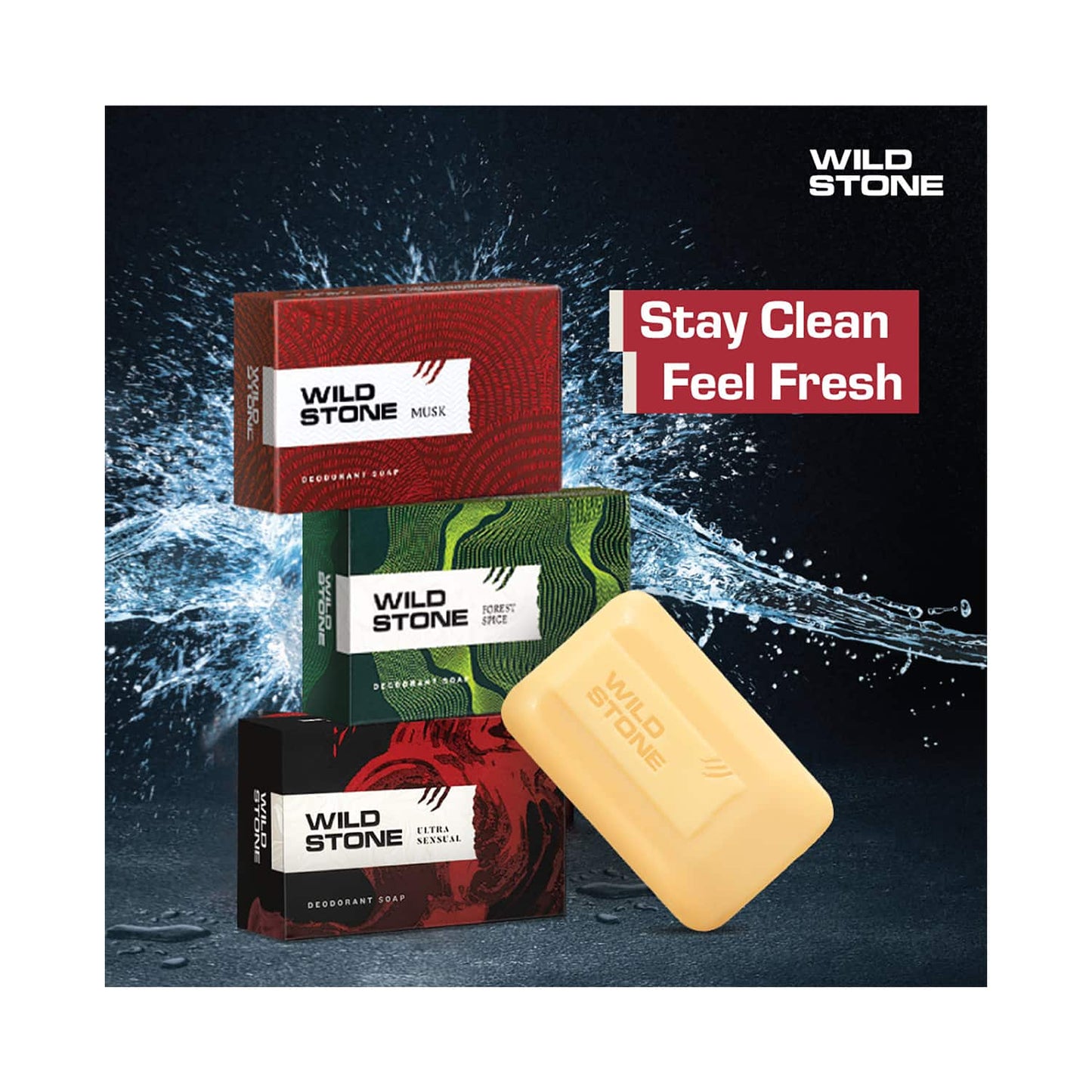 Wild Stone Soap Combo (6Pcs)