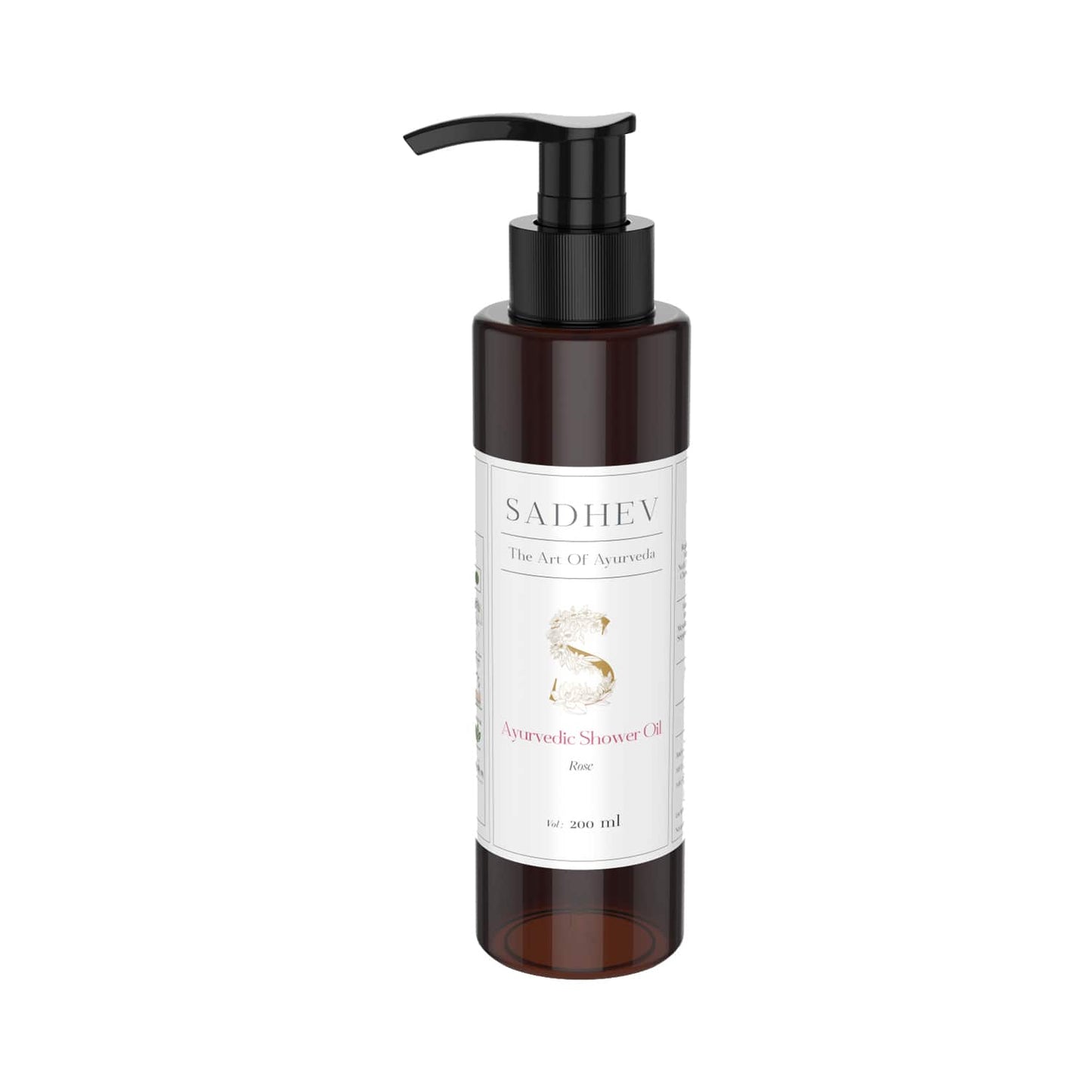 Sadhev Ayurvedic Rose Shower Oil (200ml)