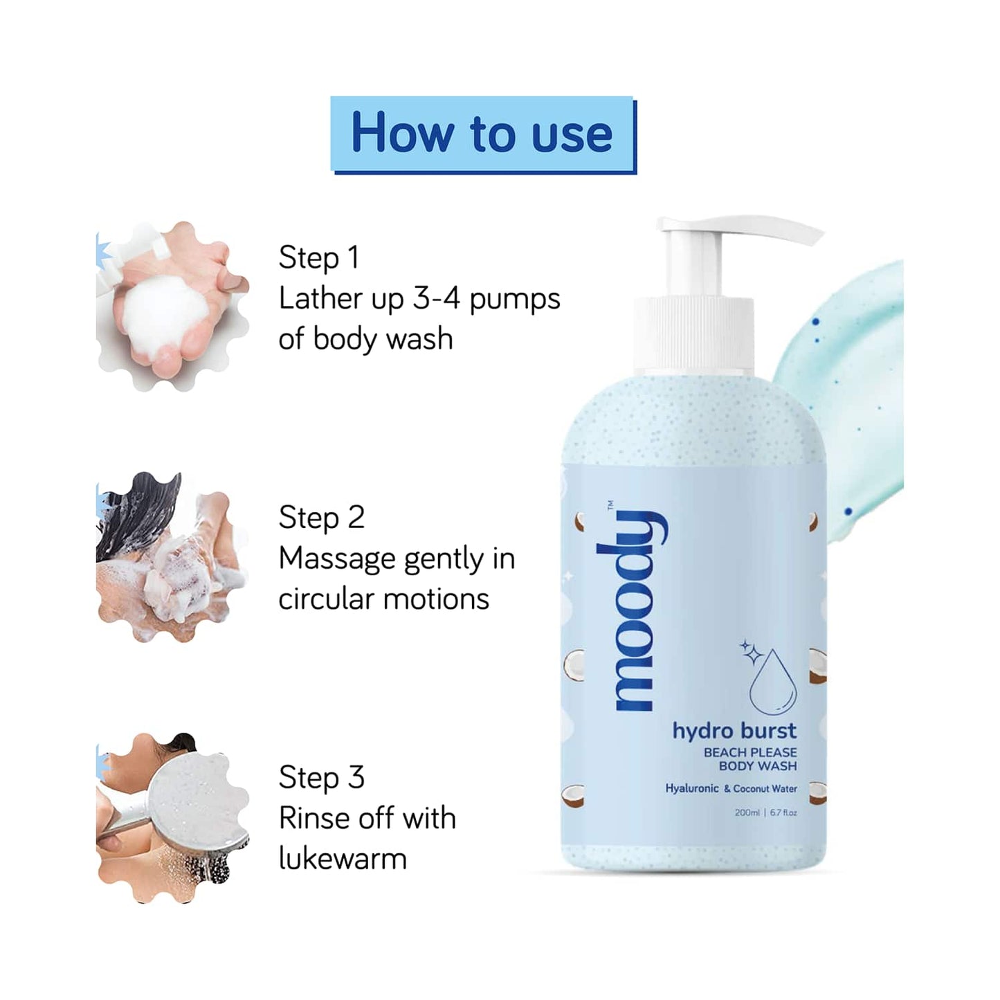 Moody Hydro Body Wash (200 ml)