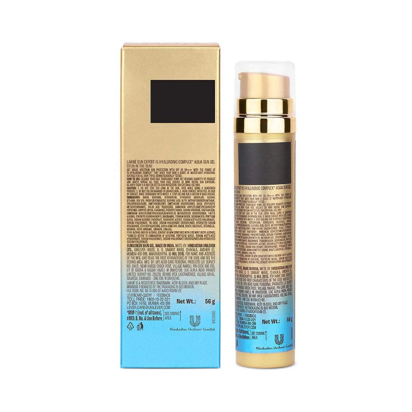 Lakme Sun Expert 1% Hyaluronic Sunscreen with SPF 50 PA+++ (56 g)