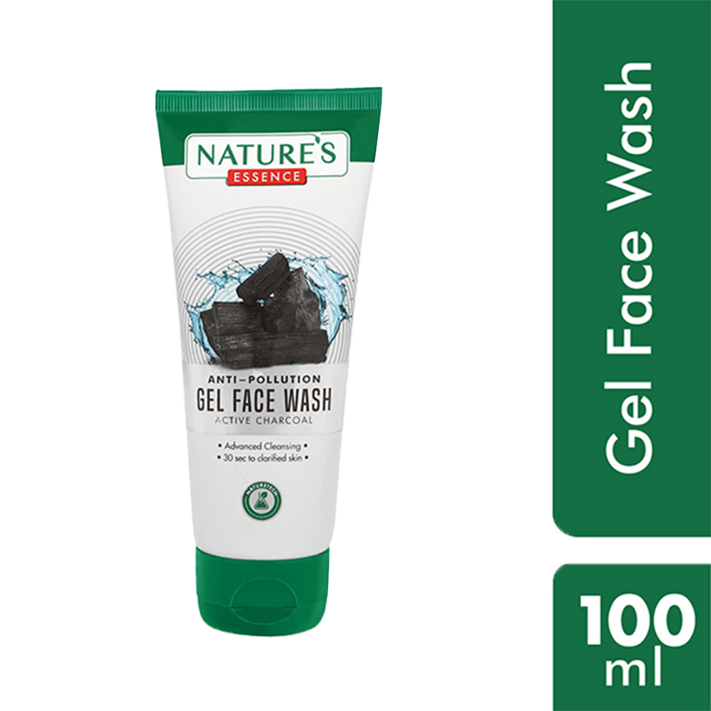 Nature's Essence Anti-Pollution Gel Face Wash Active Charcoal (100ml)