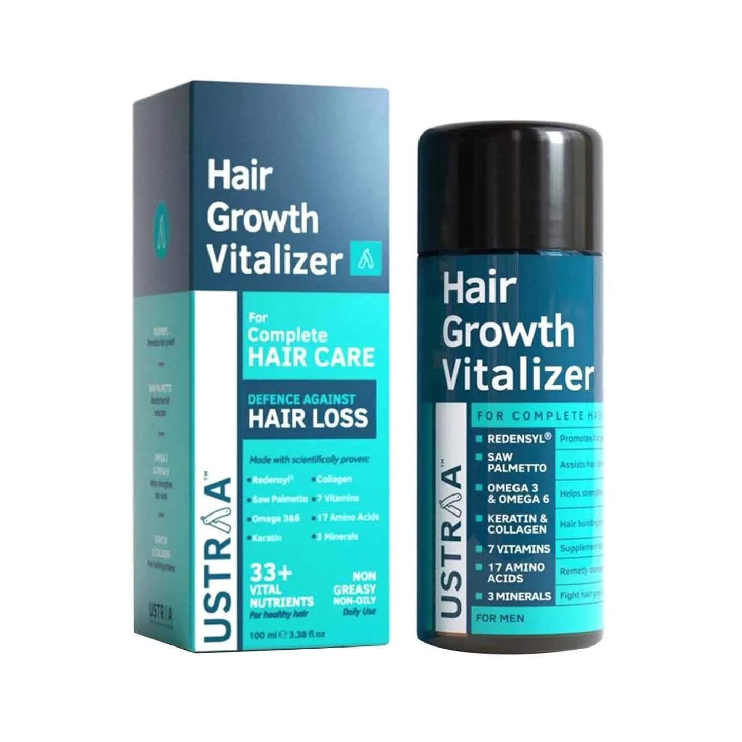 Ustraa Hair Growth Vitalizer Serum - (100ml)