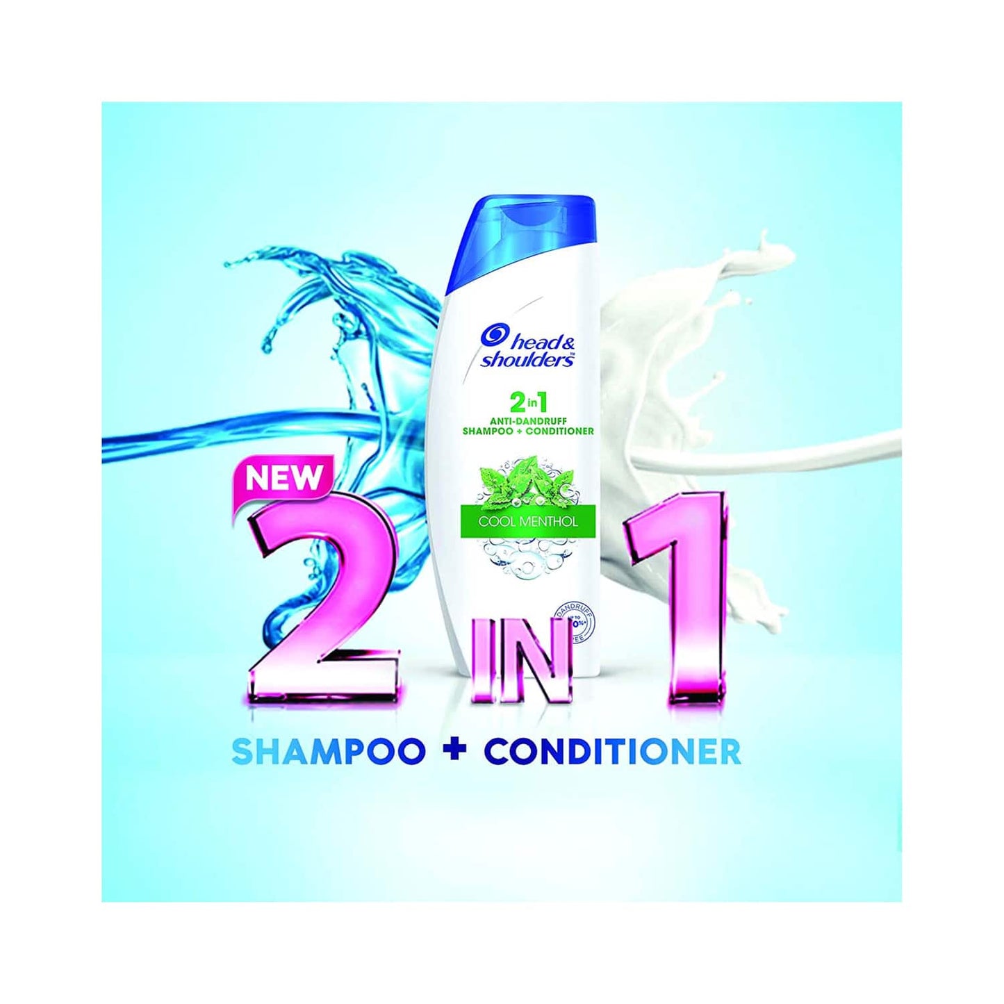 Head & Shoulders 2-In-1 Cool Menthol Anti Dandruff Shampoo + Conditioner (180ml)