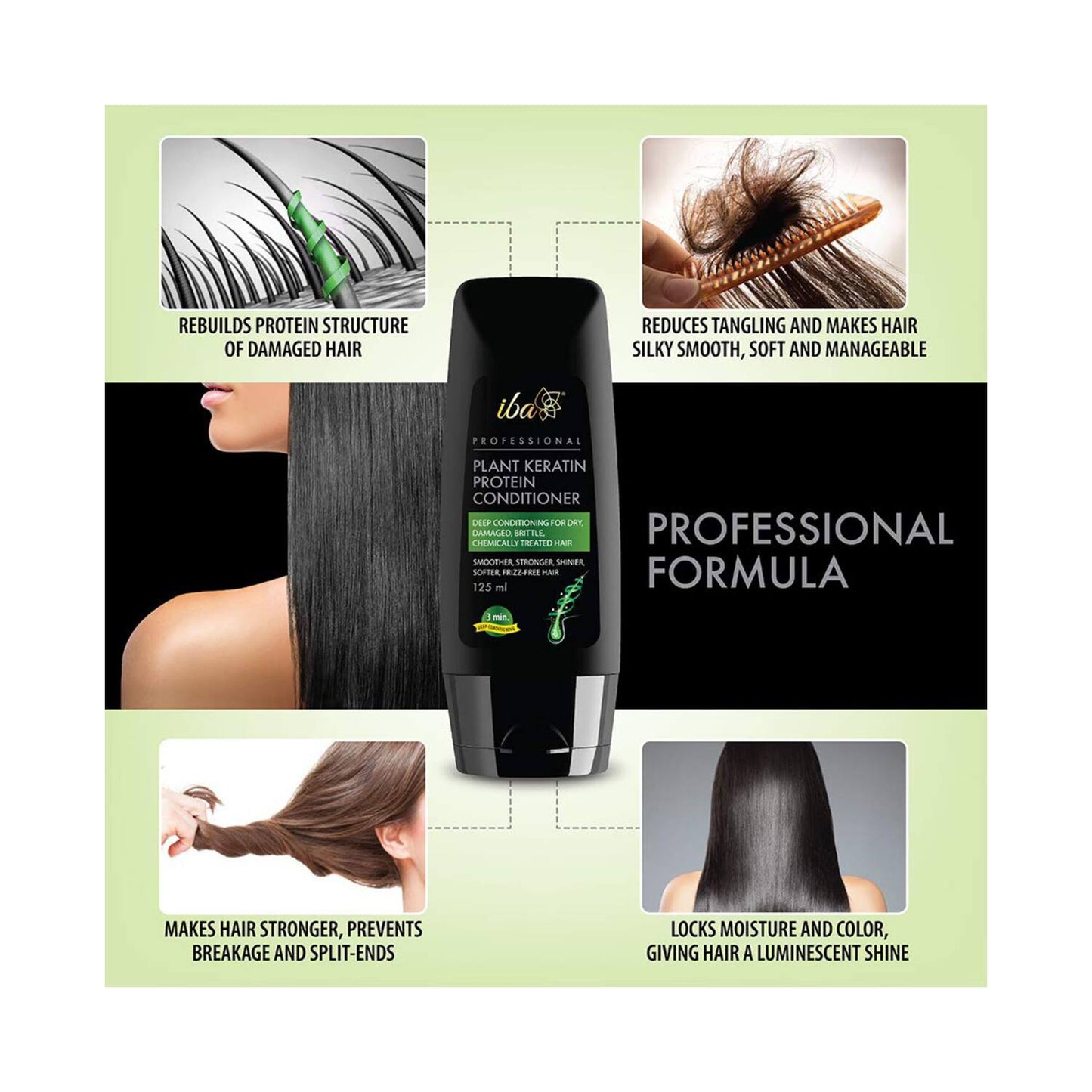 Iba Professional Plant Keratin Protein Conditioner (125ml)