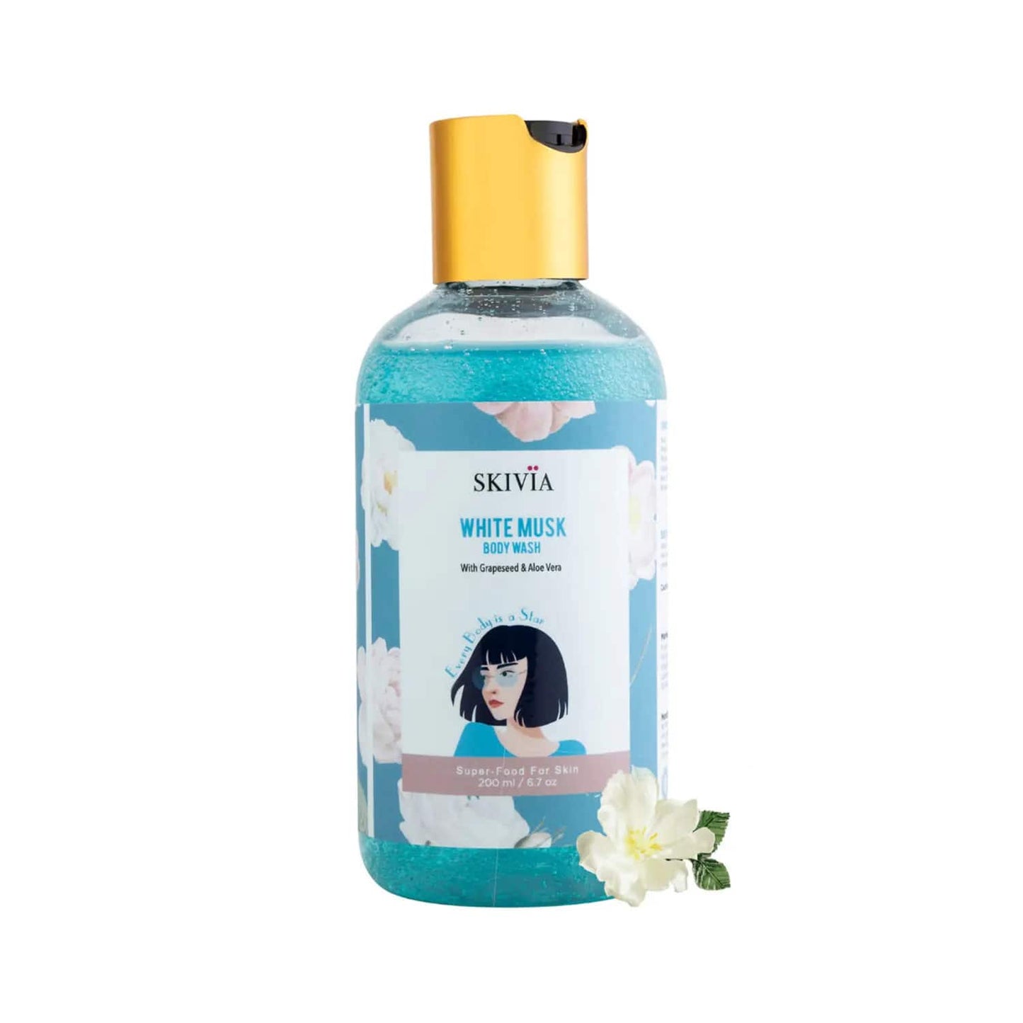 Skivia White Musk Body Wash (200ml)