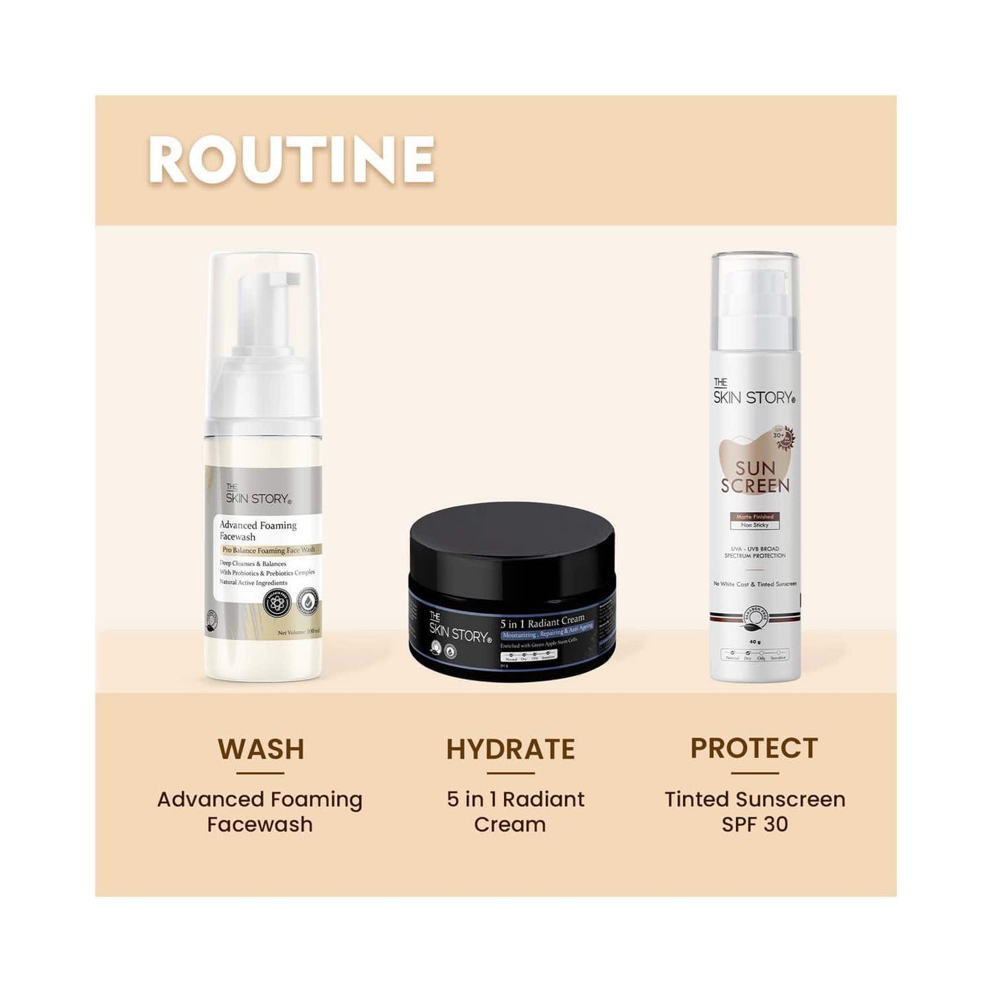 The Skin Story 5 In 1 Radiant Moisturising Cream (50g)