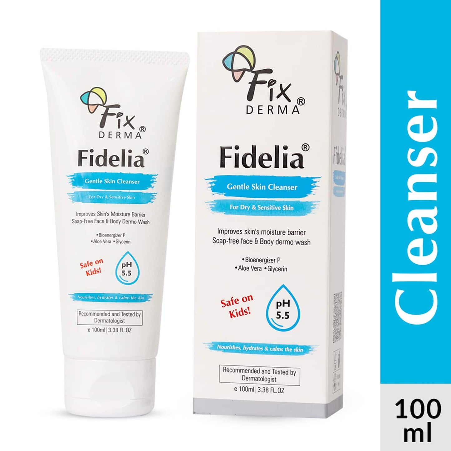 Fixderma Fidelia Gentle Skin Cleanser Facewash (100ml)