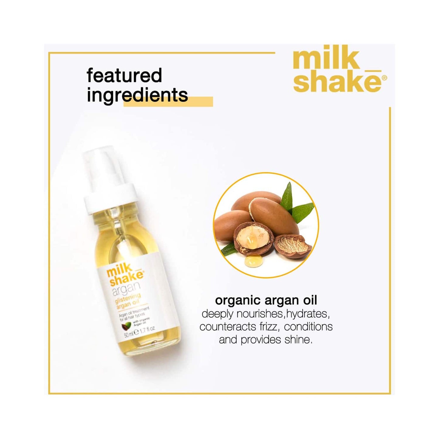 Milk Shake Glistening Argan Oil (50ml)