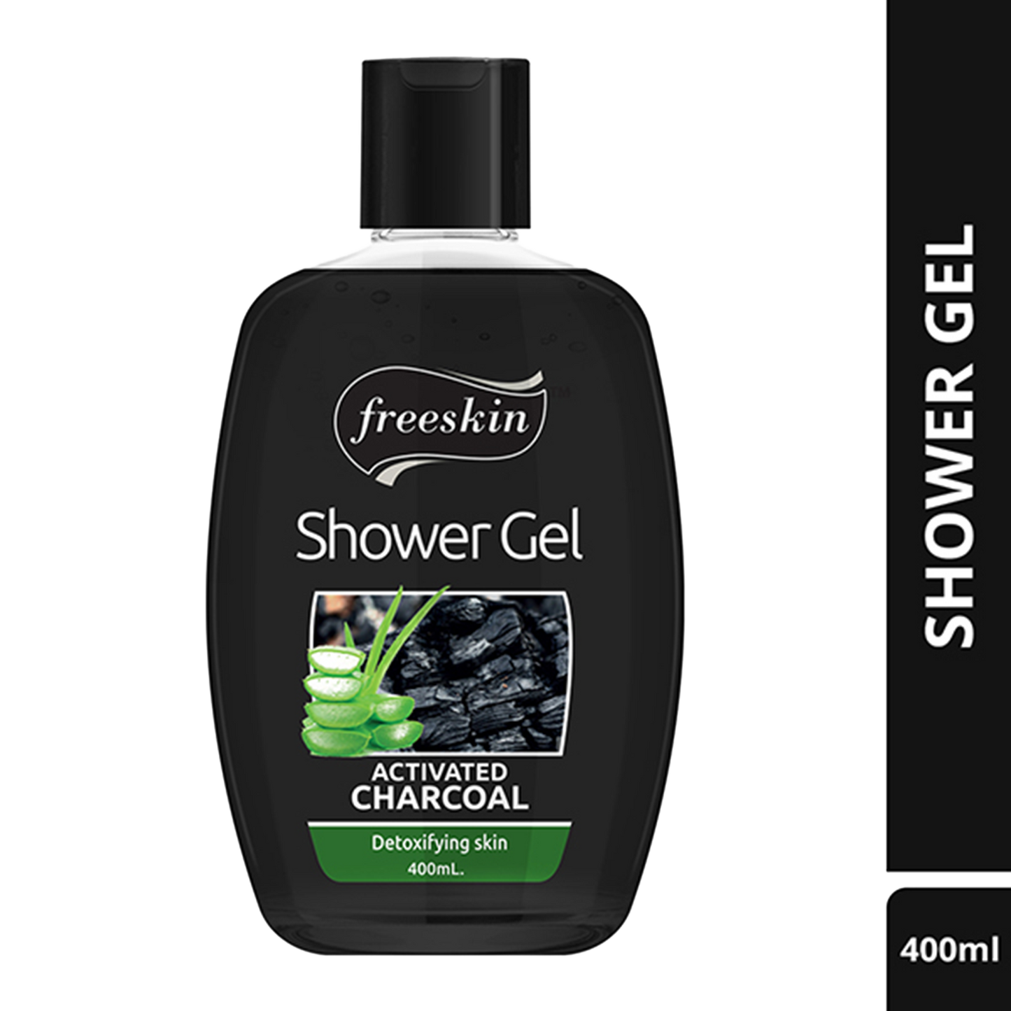 Freeskin Charcoal Activated Shower Gel (400ml)