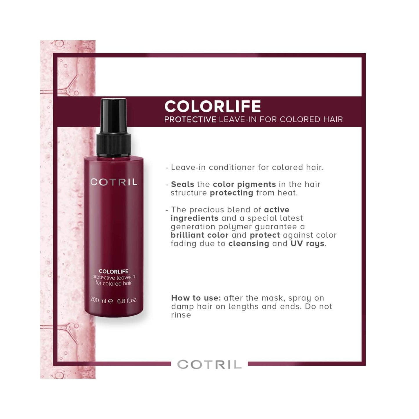 COTRIL Colorlife Protective Leave In For Colored Hair (200 ml)