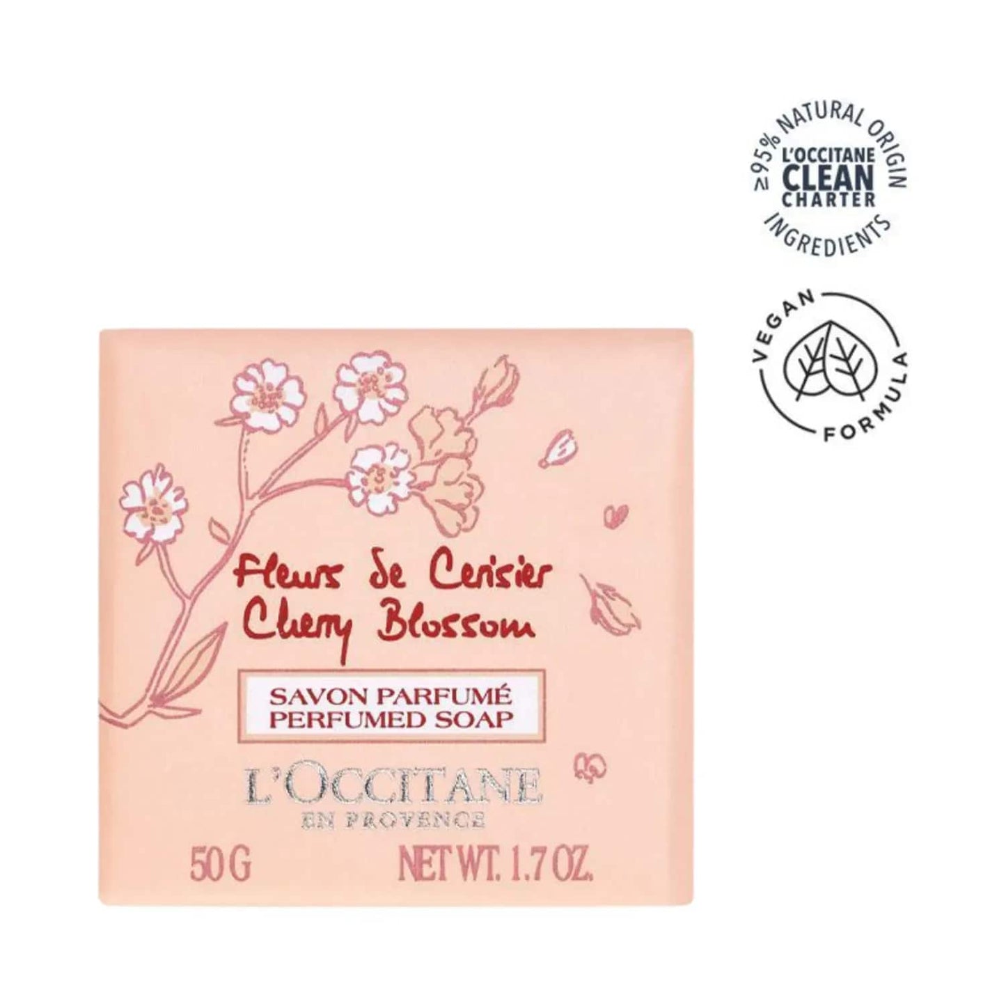 L'occitane Cherry Blossom Bath Soap - (50g)