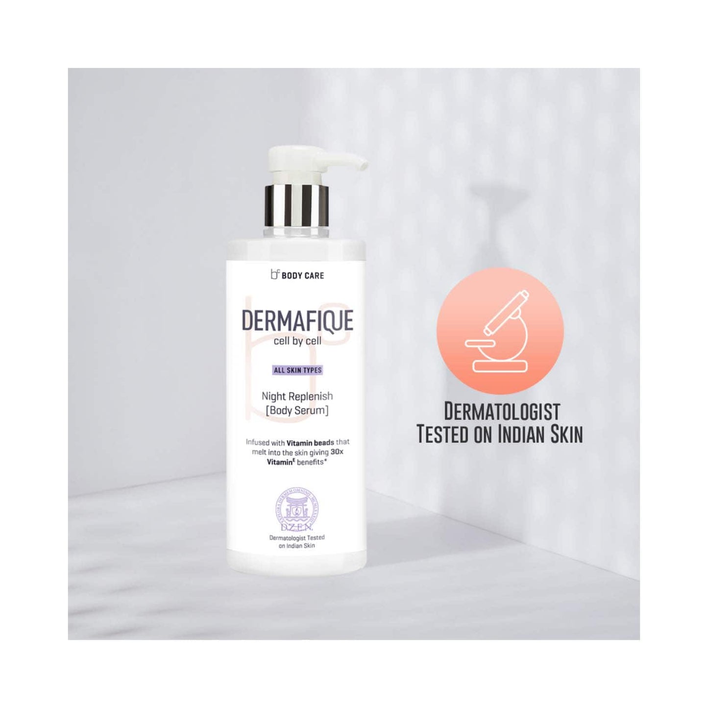 Dermafique Night Replenish Body Moisturizer Serum (500 ml)