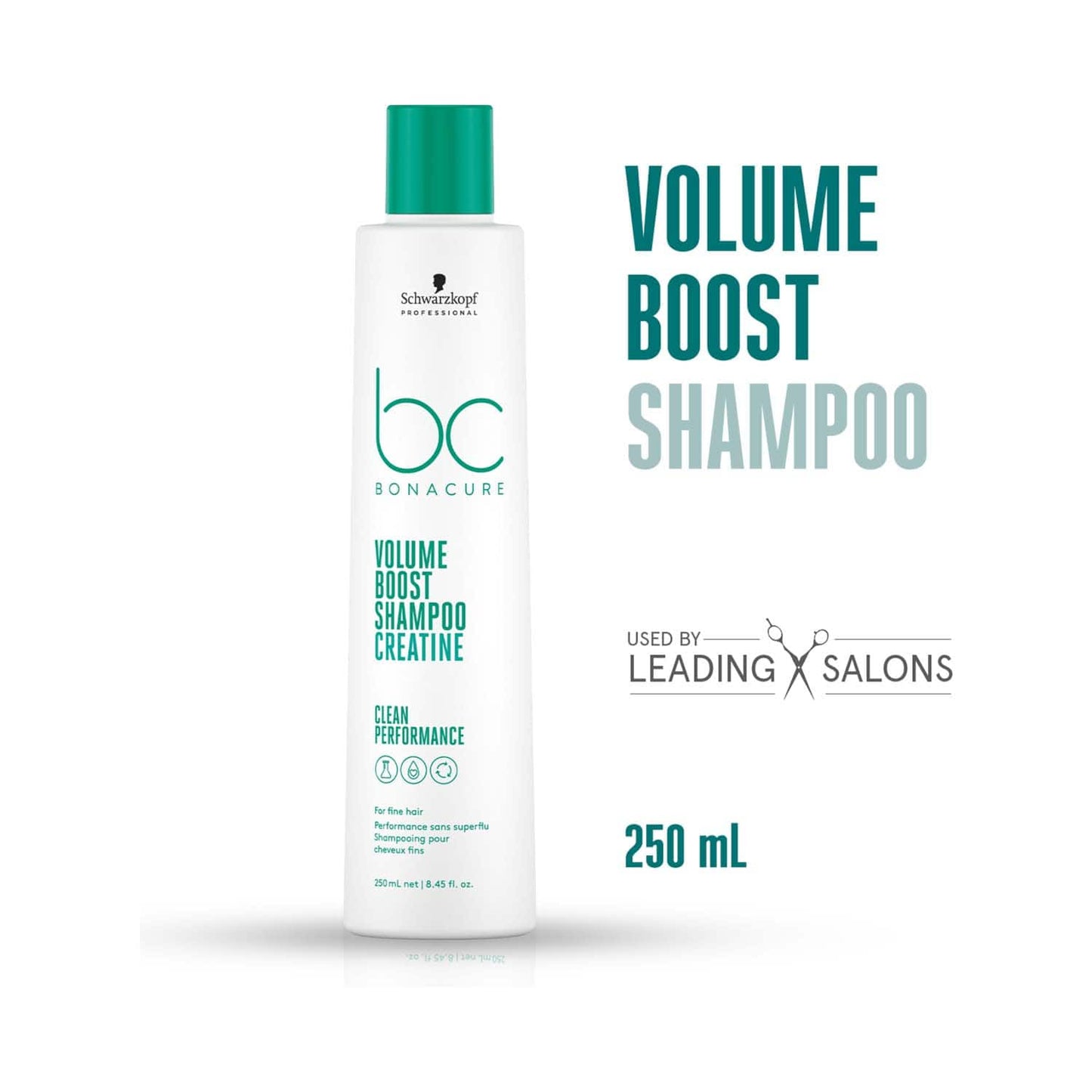 Schwarzkopf Professional Bonacure Volume Boost Shampoo With Creatine For Fine Hair (250ml)